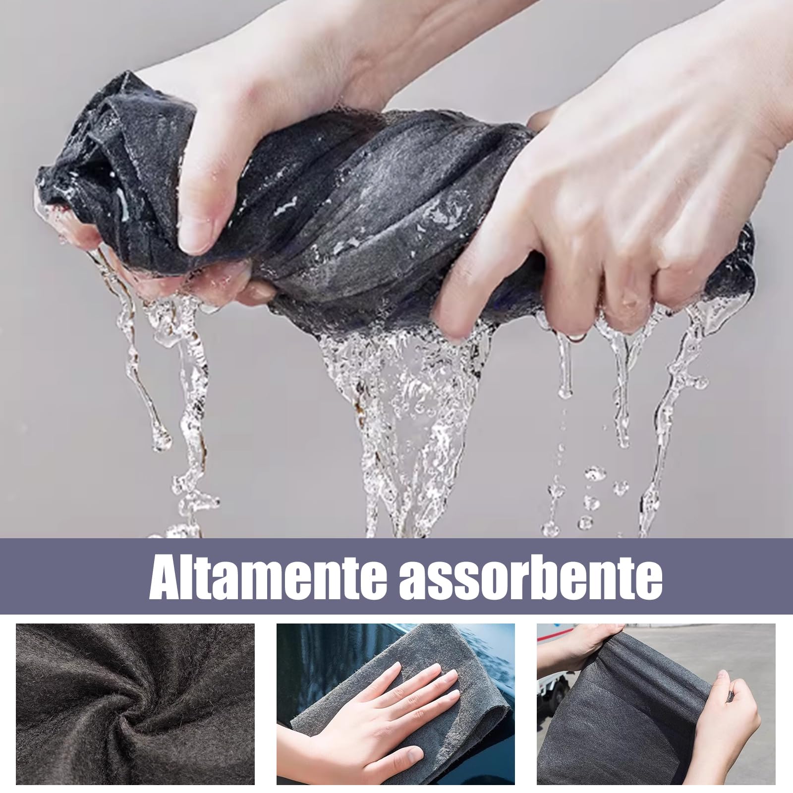 10 pezzi Panni magici per la pulizia dei vetri Panni Magici Ispessiti Riutilizzabili in Panno Microfibra 30x40CM riutilizzabili per casa, cucina, auto e finestre