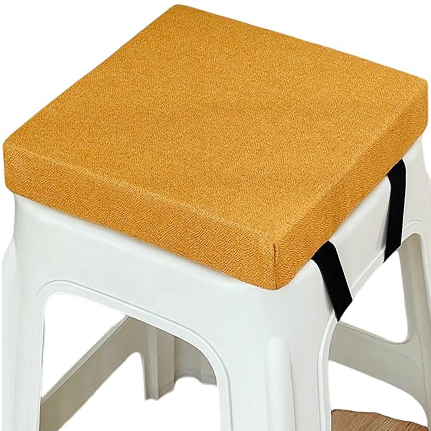Square Bar Stool Seat Cushions with Ties Anti-Slip Chair Cushions 25x25/40x40/30x30cm Memory Foam Chair Pad with Washable Cover for Outdoor,Indoor,Garden,Dining,Kitchen,Bar Chairs(A12,40x40x3cm) — image 1