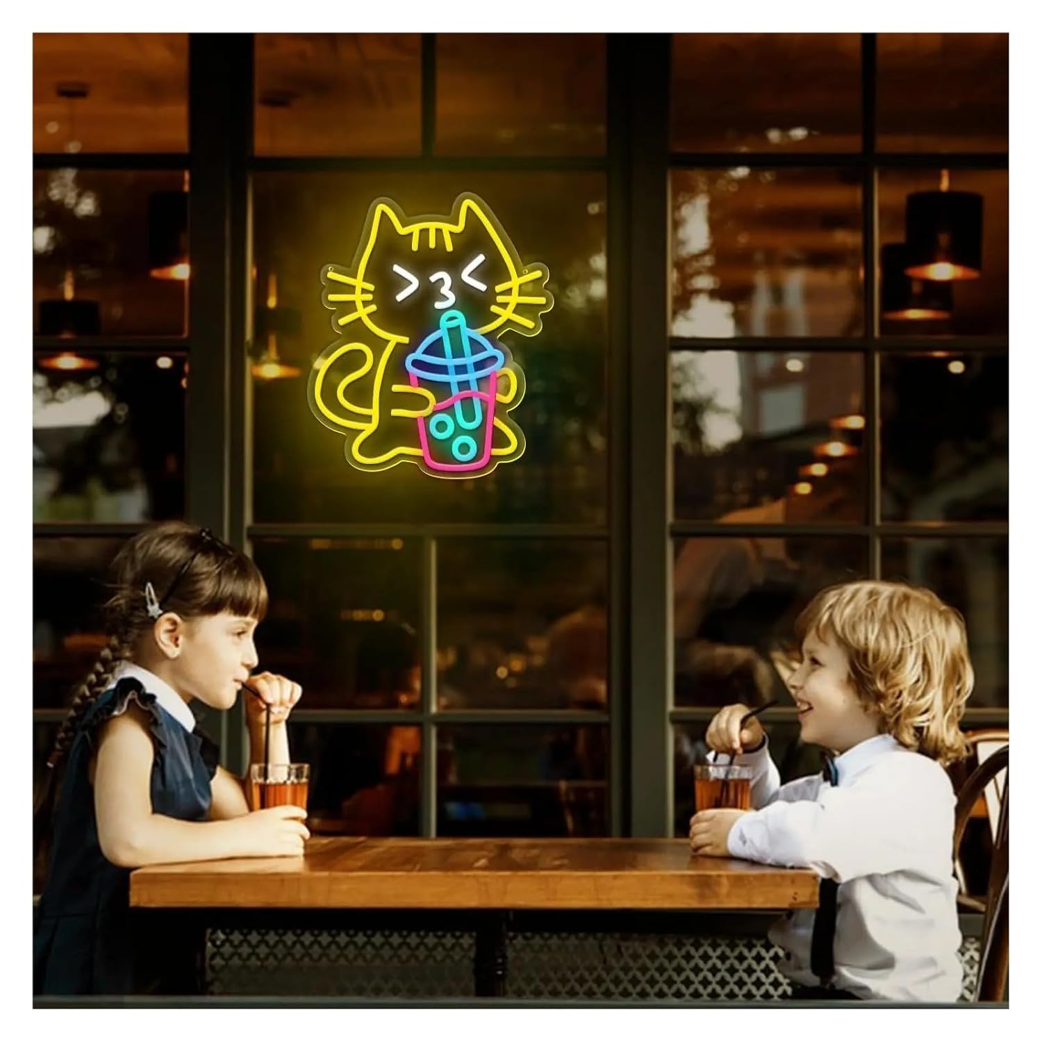 猫 ネオンサイン ライトNEON SIGN ビールバー 装飾壁 インテリア