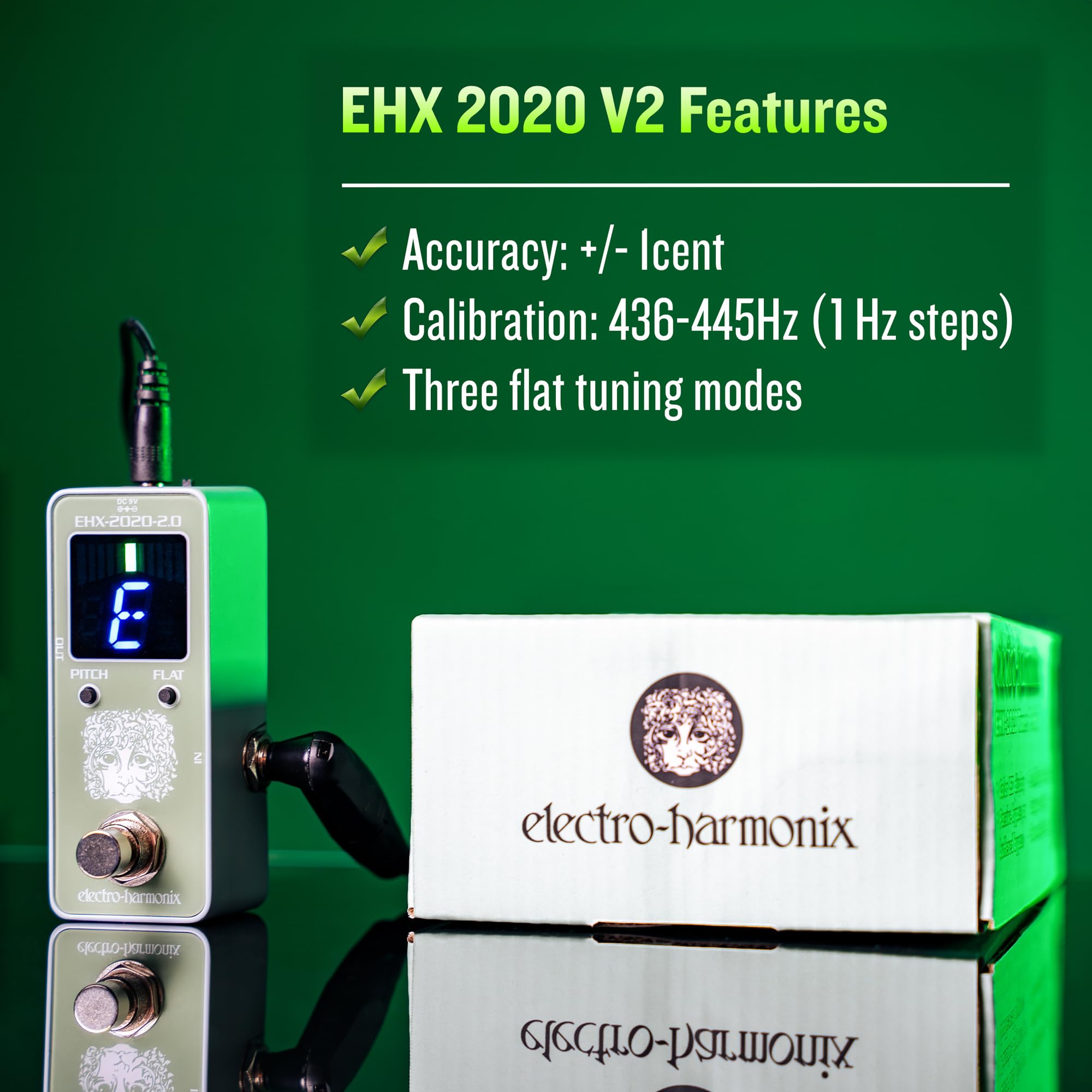 Electro Harmonix EHX-2020-2.0 Stimmgerät Pedal Tuner