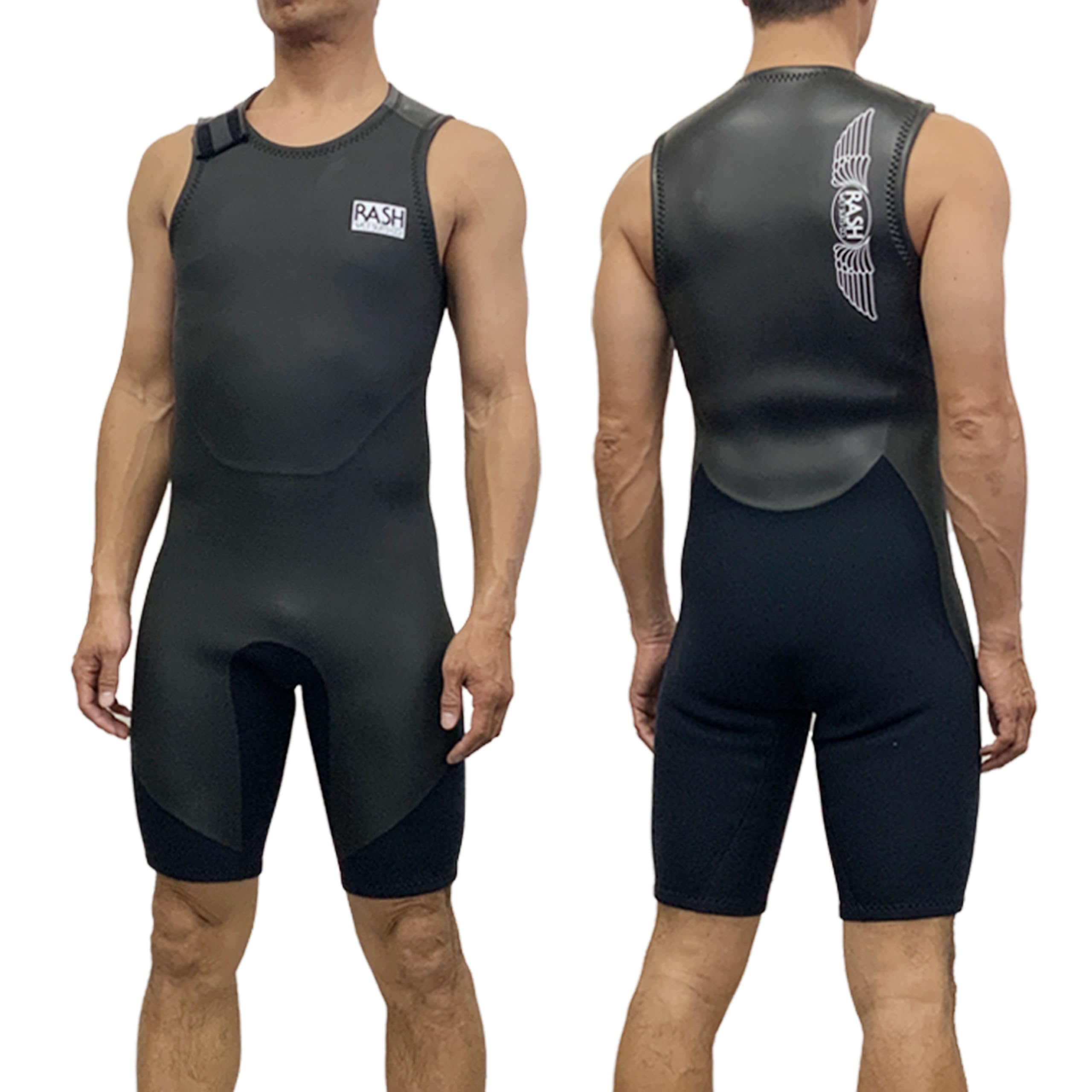 Amazon | 24 RASH ショートジョン 2 ラバー M/ML マークホワイト