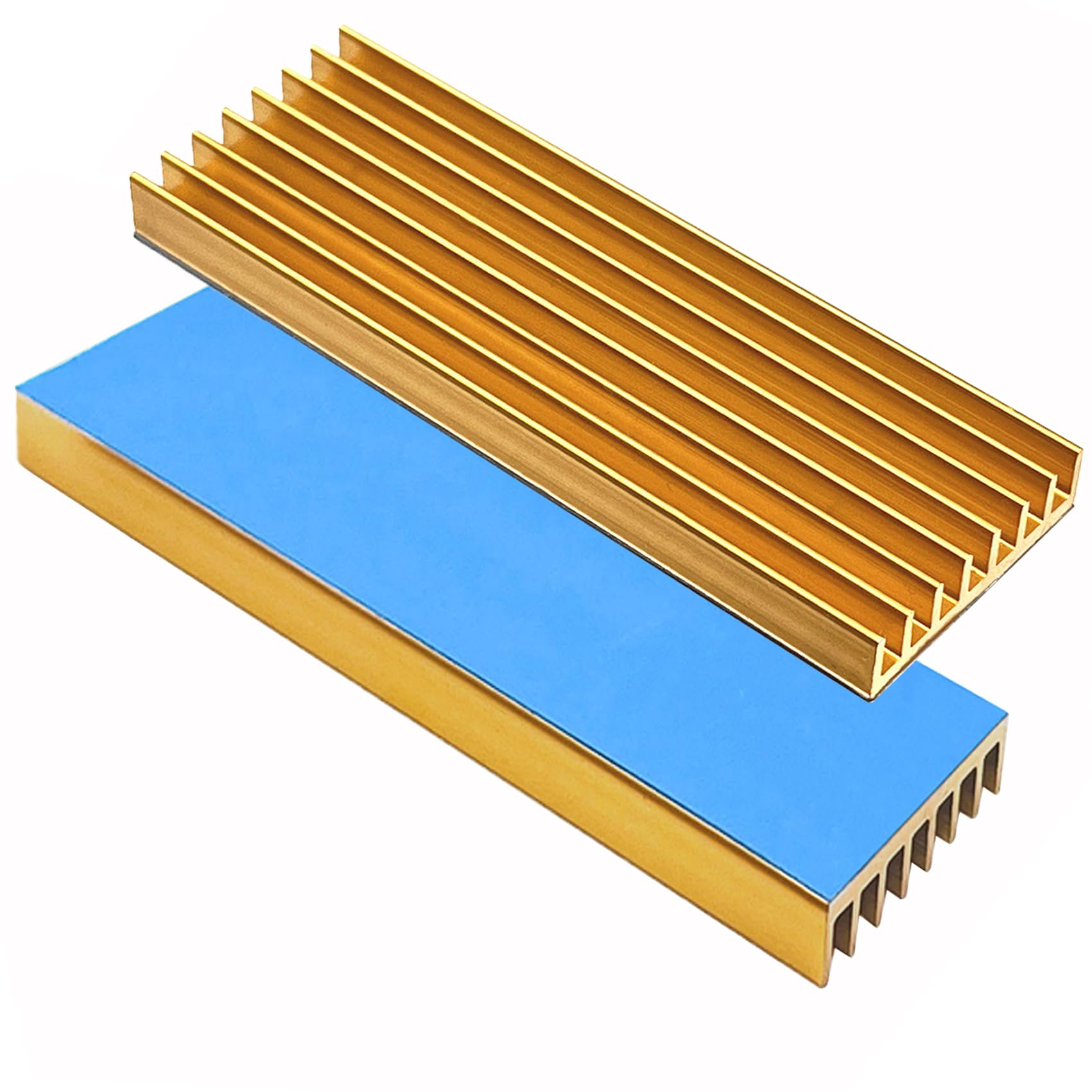 Amazon.com: 4PCS Gold Aluminum Heat Sink 70x22x6MM with with