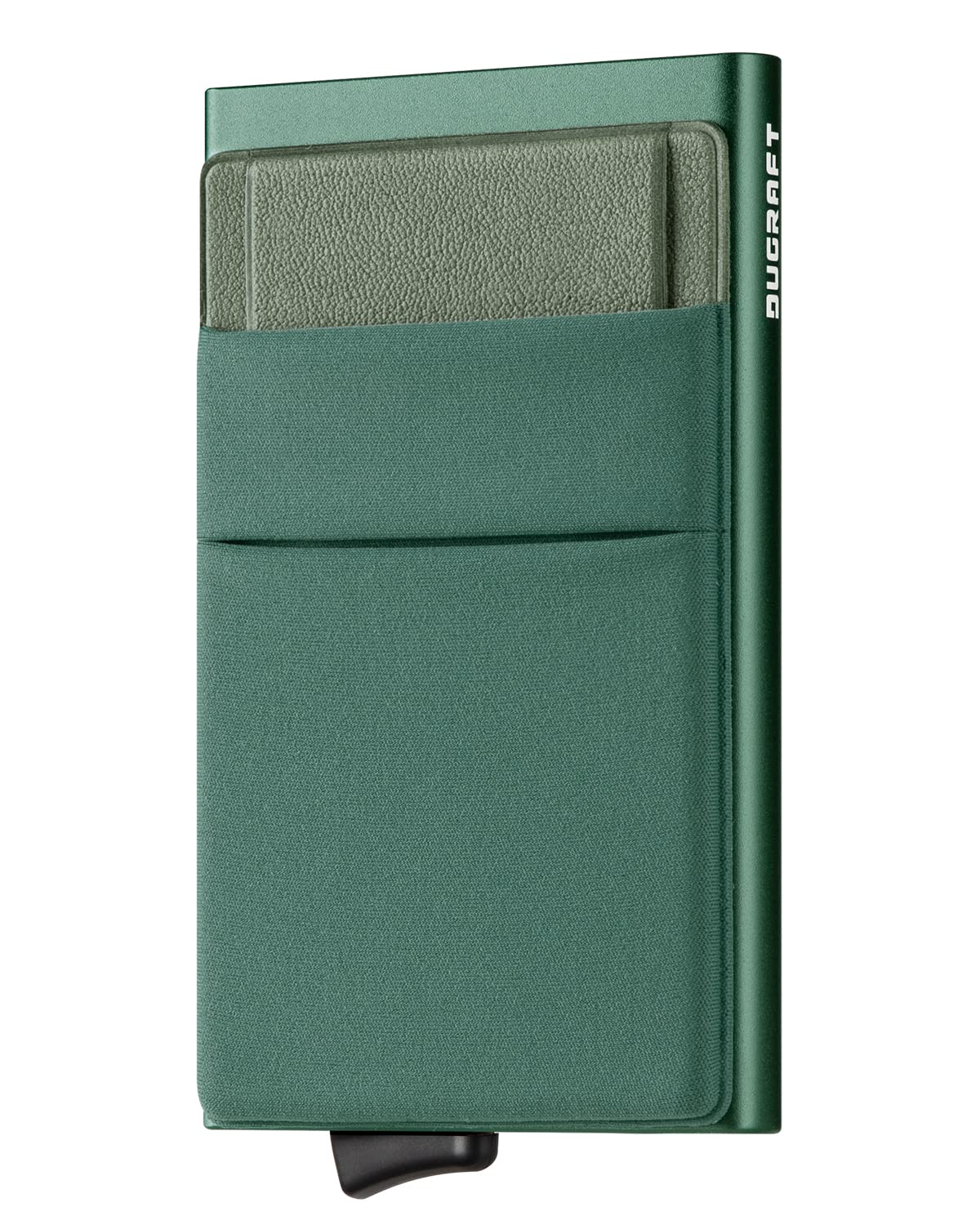 DUGRAFT Minimalist Card Wallet for Men, Slim Wallet Card Holder Pop Up Wallet with Front Pocket RFID Blocking Metal Credit Card Case for Men, Small