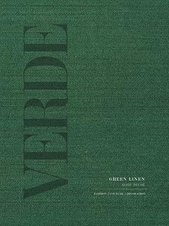 Verde - Green Linen Decorative Book | Ideal for Coffee Table Stacking an...
