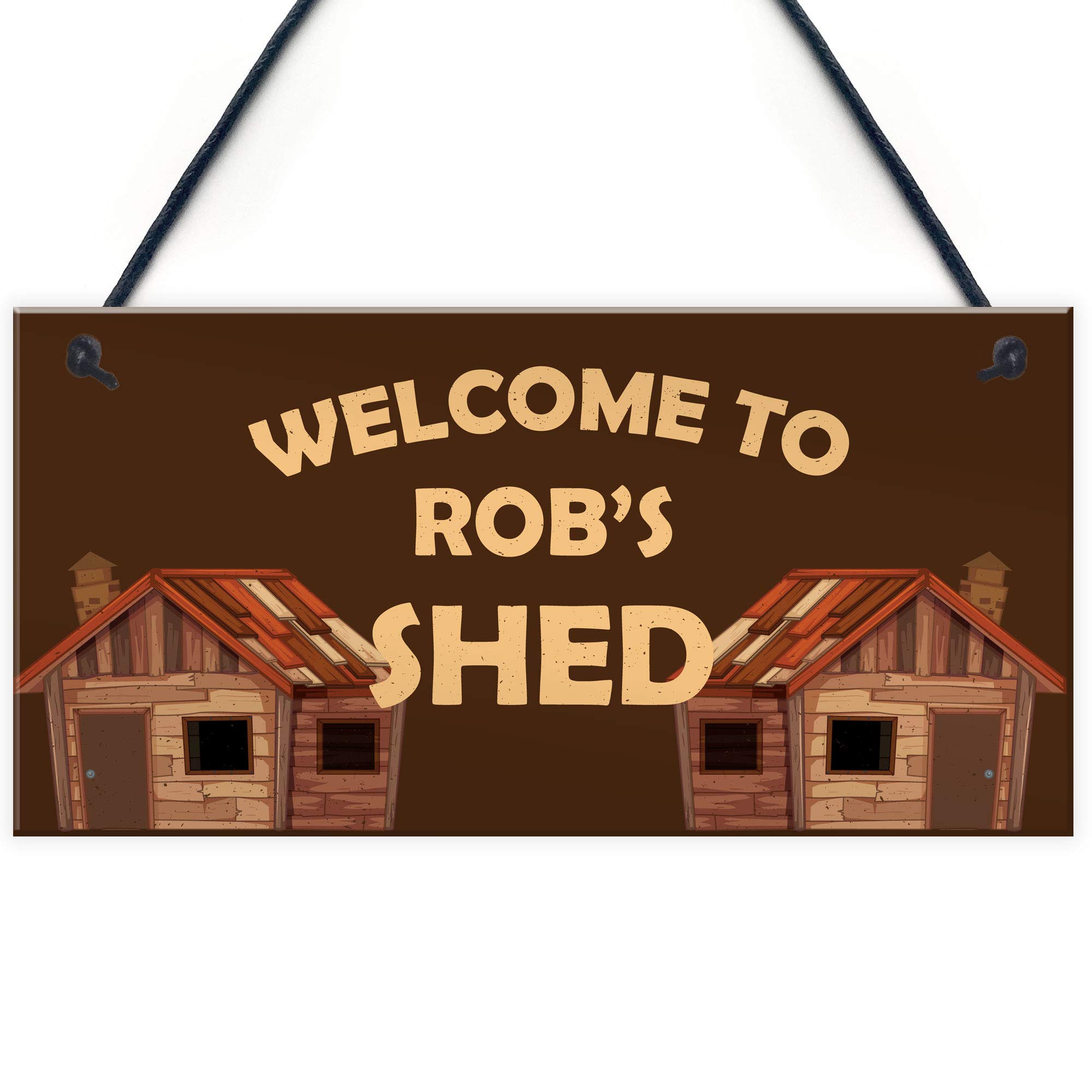 Personalised Garden Sign Shed Sign Gift For Men Garage Allotment Greenhouse Plaque