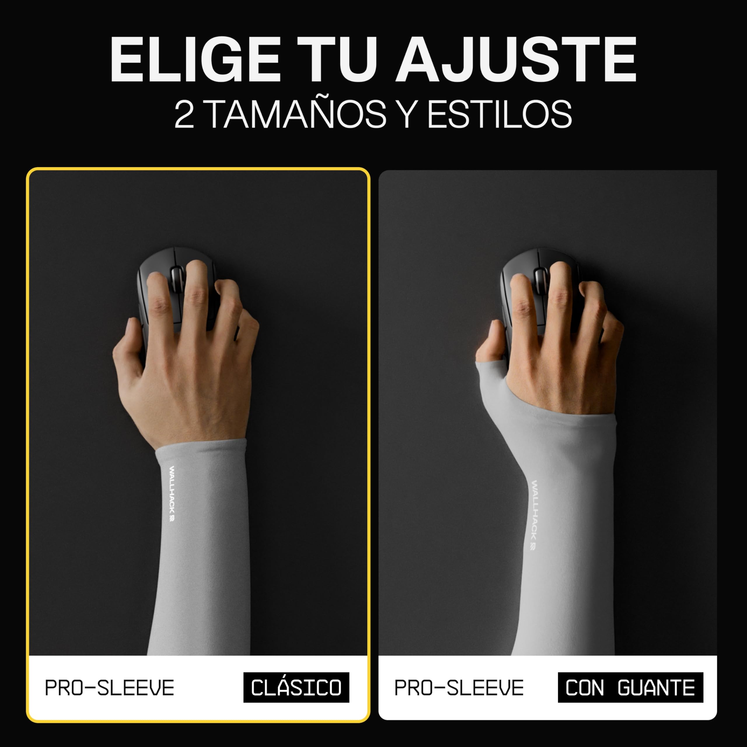 Wallhack Funda para Brazo para Juegos | Accesorios de Configuración Gamer | Manga de Compresión Protectora para Jugadores