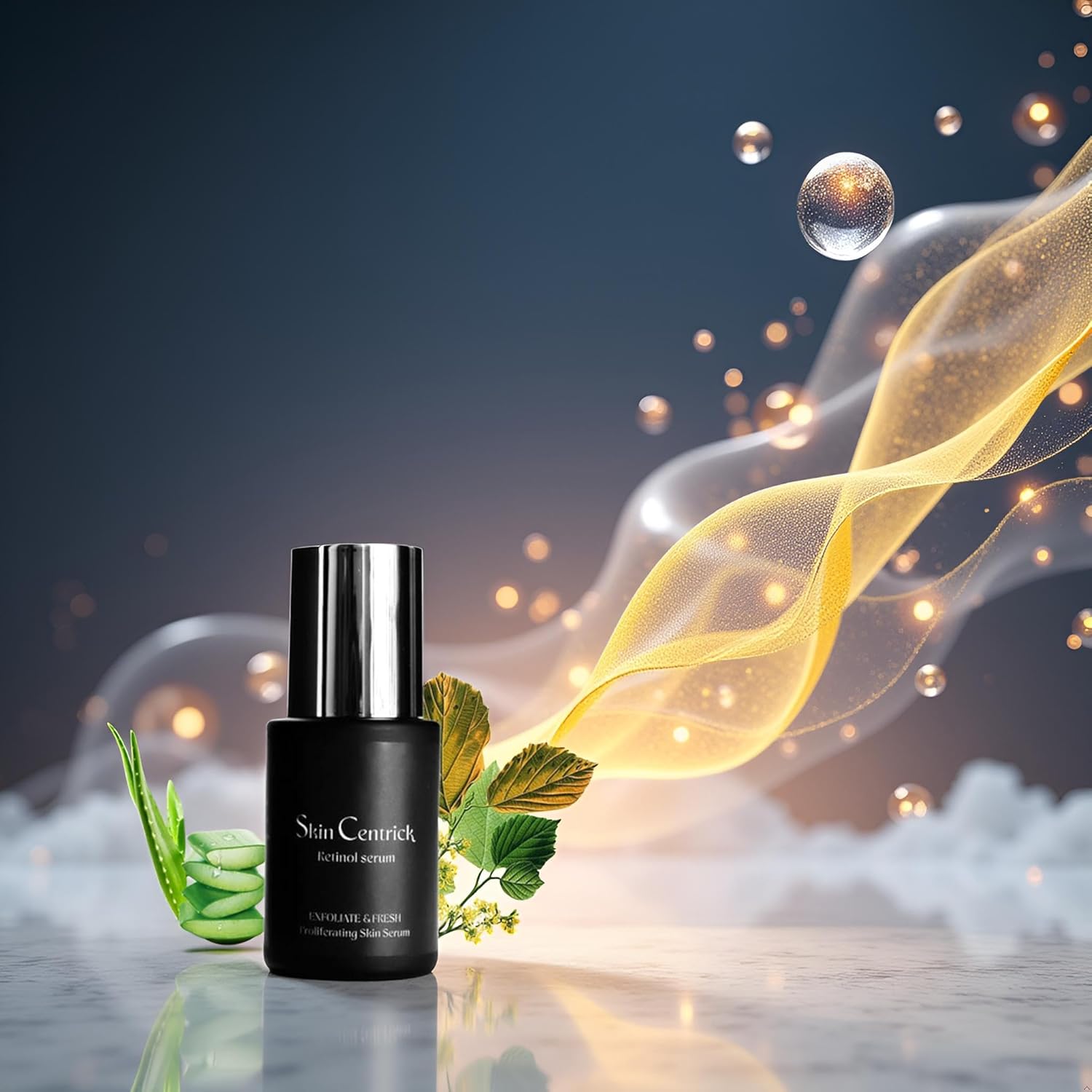 Retinol Serum - Advanced Formula with Hyaluronic Acid and Niacinamide - Exfoliate & Rejuvenate - Nourishing Serum for Daily Use - 1 fl oz