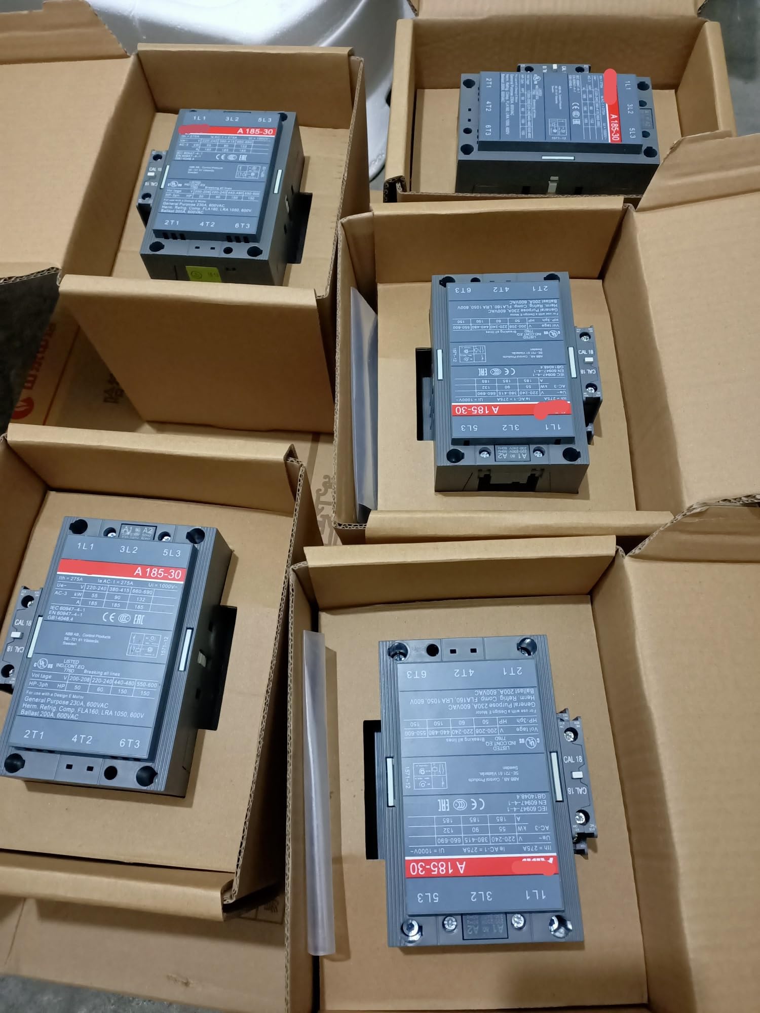 A185-30-11 Contacteurs triphasés 220 V 1 pièce