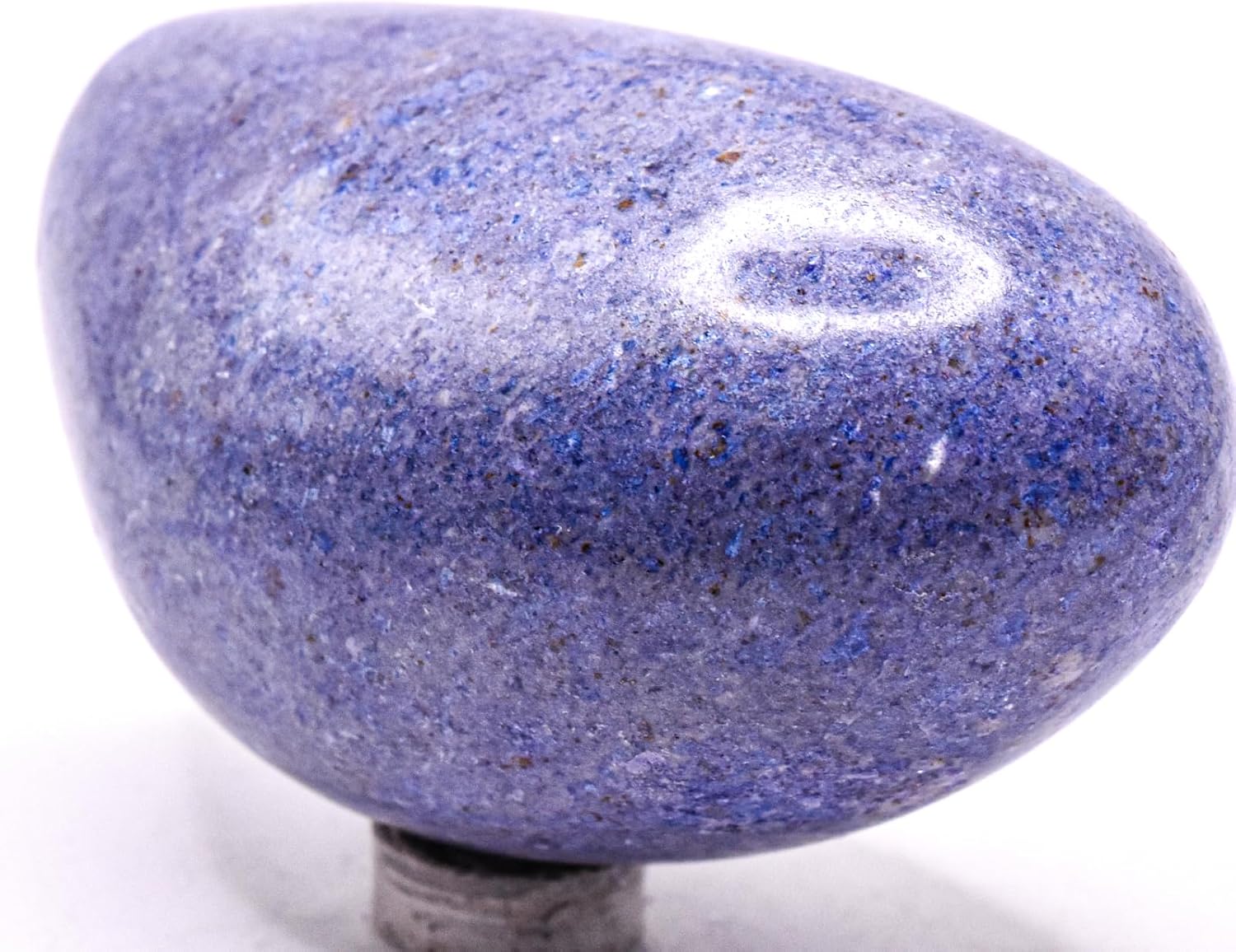 3.1" 245g Blue Dumortierite Self-Standing Freeform Polished Natural Gemstone Crystal Mineral Décor Specimen - Peru