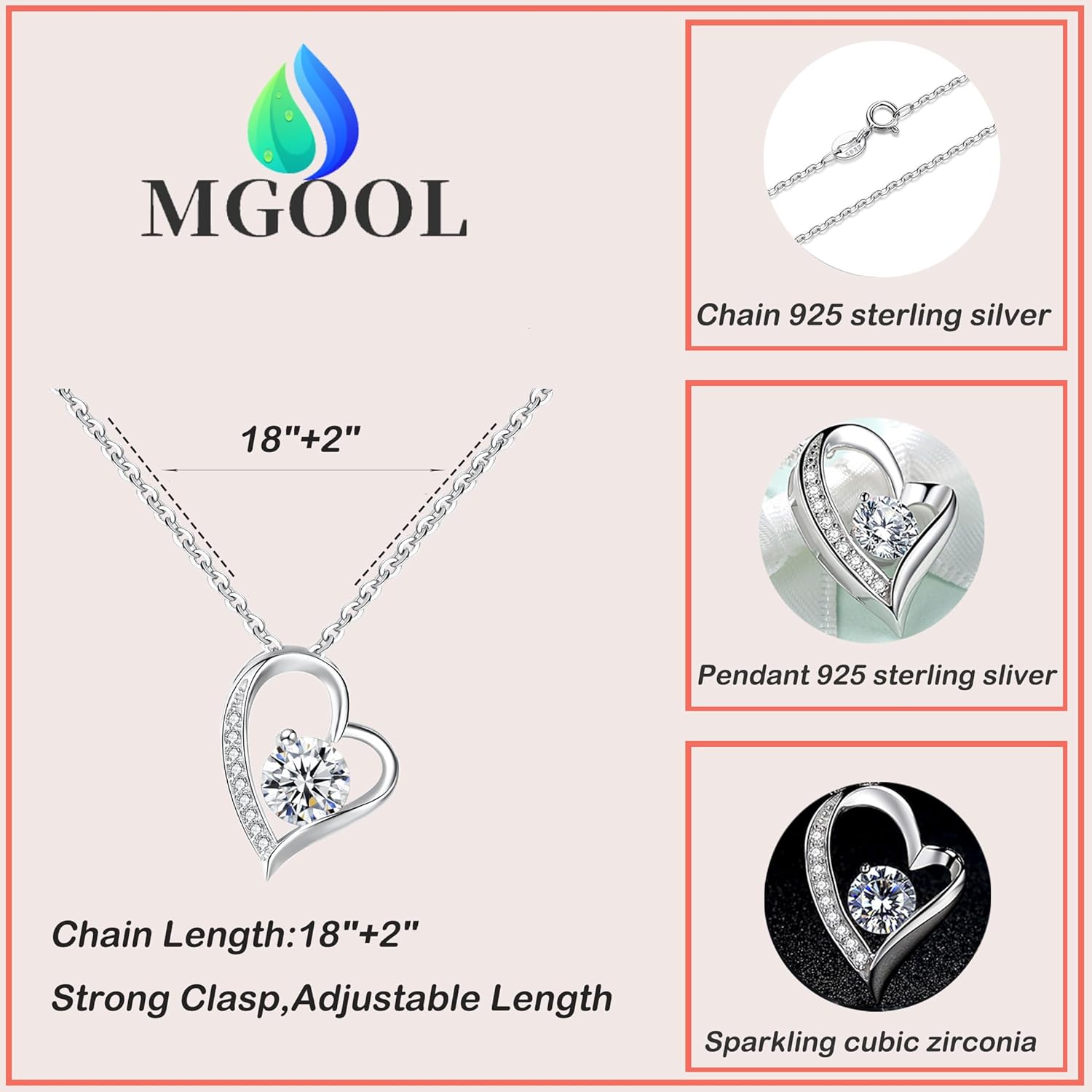 Mothers Day Gifts For Mom From Son Daughter Mom Necklace For Women 925 Sterling Silver New Mom Gifts Birthday Gifts With Heartfelt Message & Lighted Box - Image 3