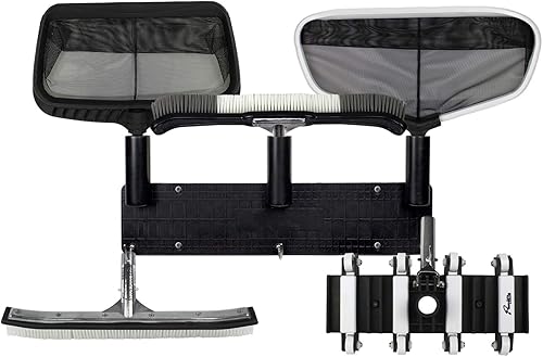 Miniatura 11 de Poolmaster Organizador de herramientas de mantenimiento de piscinas, color negro