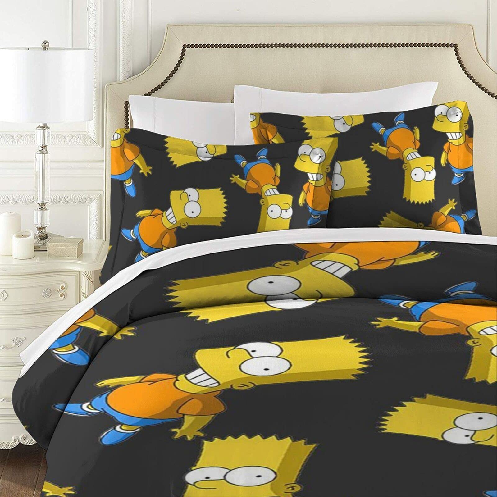 Amazon｜ザ・シンプソンズ 布団カバー 3点セット 寝具カバー 枕カバー