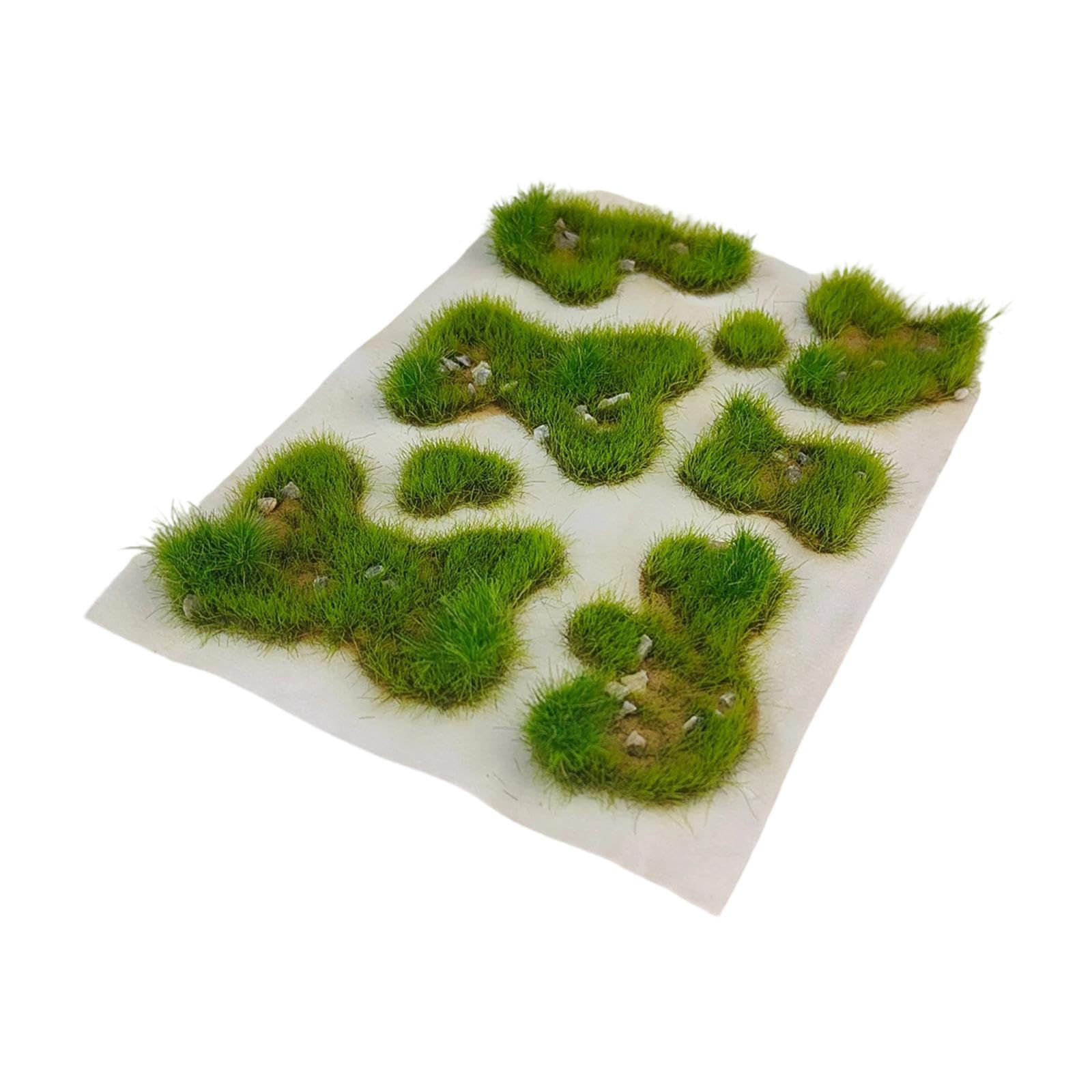 Grasbüschelmodell, Mini-Landschaft, DIY, Simulationsgrashaufen für 1:35, 1:64, 1:72, 1:87, Feengarten-Diorama-Layout, Frühlingsgrün