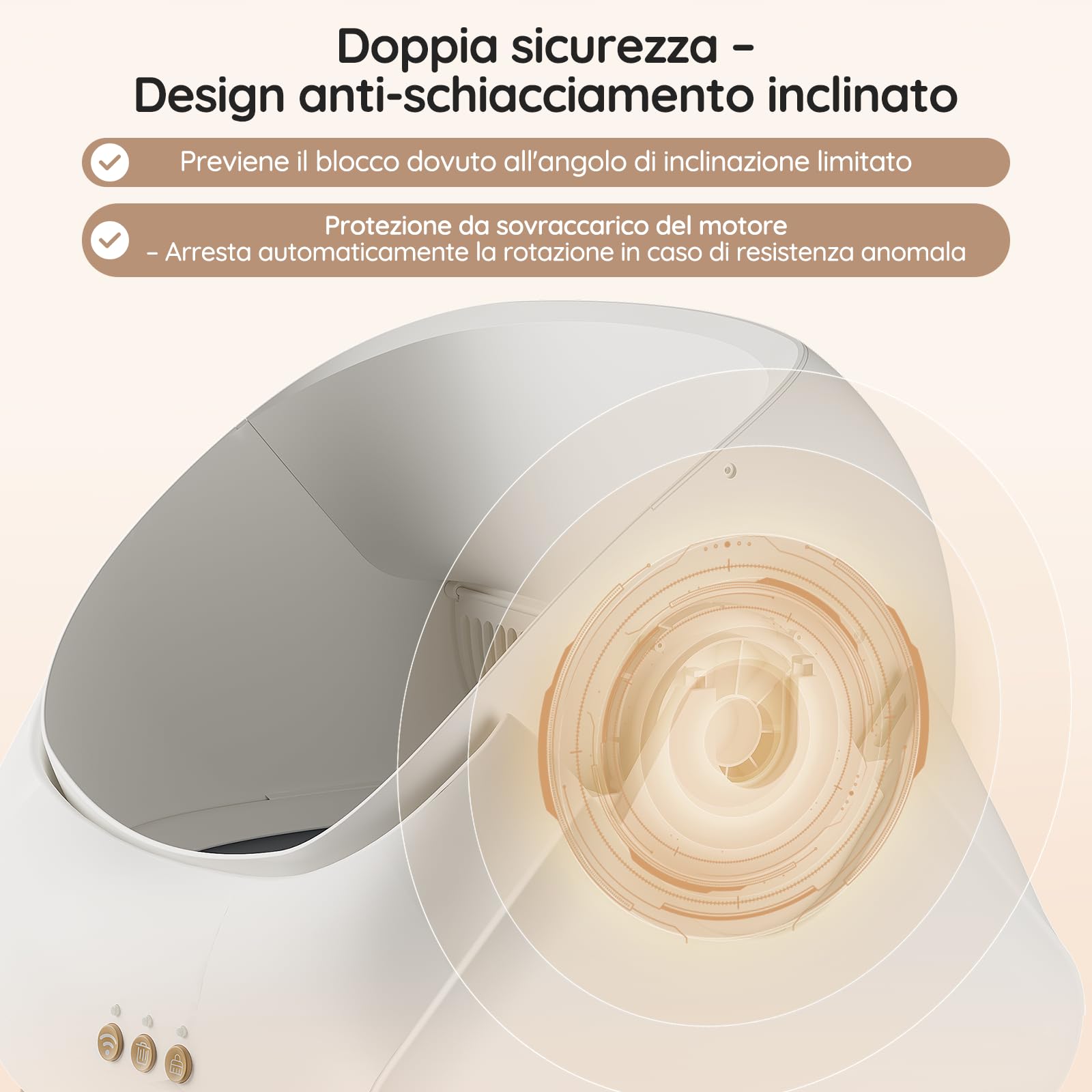 Devoko Lettiera Gatto Autopulente, Controllo tramite APP, Aperta Lettiera Automatica Gatto, XXL, per Gatti fino a 15 kg, Autopulizia per 15 Giorni, Adatta per Famiglie con Più Gatti