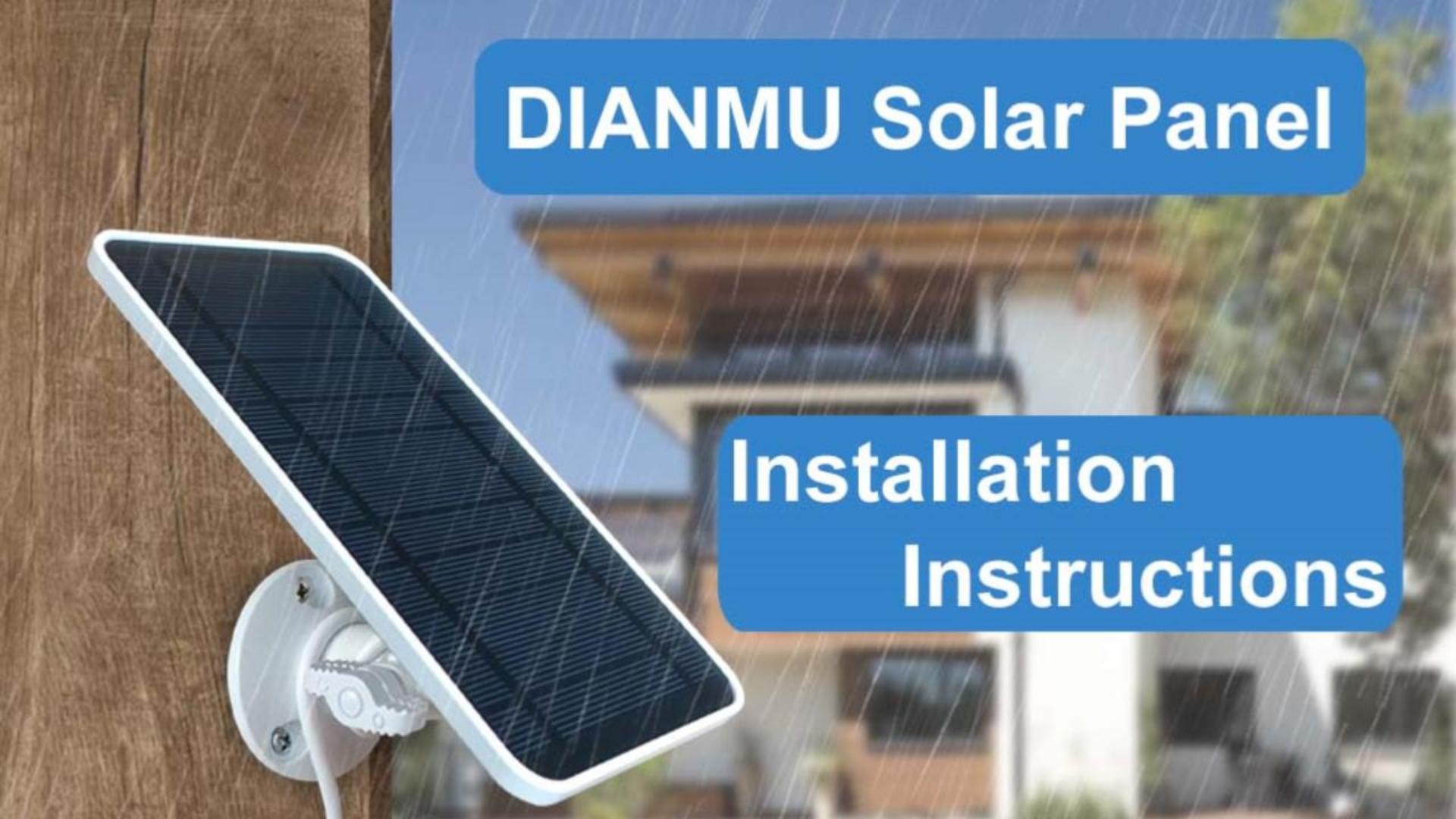 Amazon.com : DIANMU Solar Panel for Arlo Essential 2K/2K XL (All