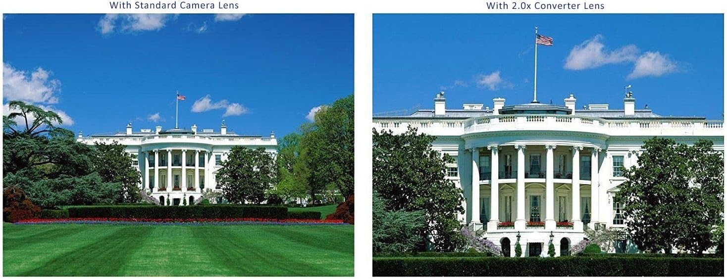 Titanium High Grade 2.0X Telephoto Conversion Lens (30.5mm) for JVC Everio GZ-HD320 & GZ-HD320B