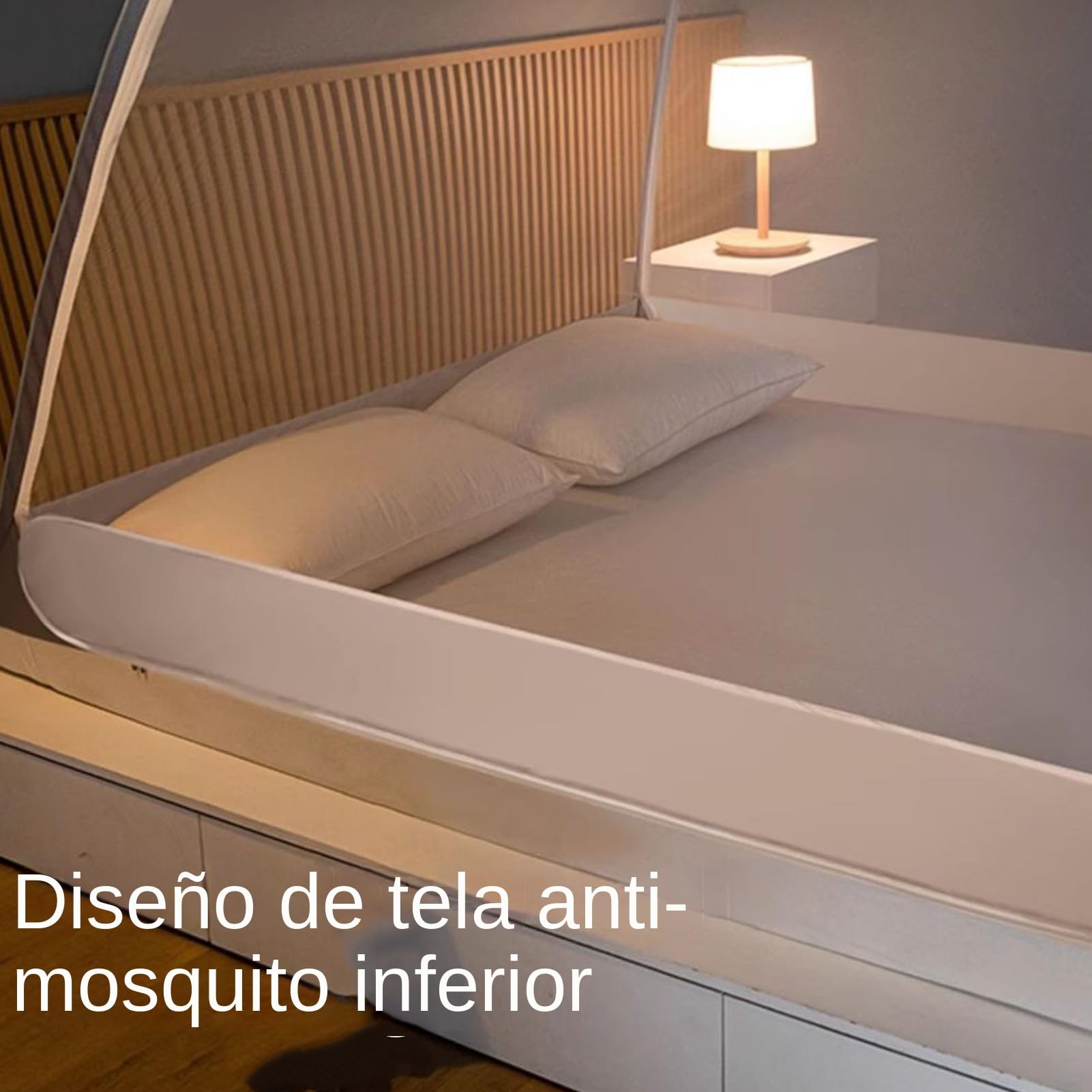 Mosquitera De Cama contra Jejenes Mosquitera Plegable Portátil con Doble