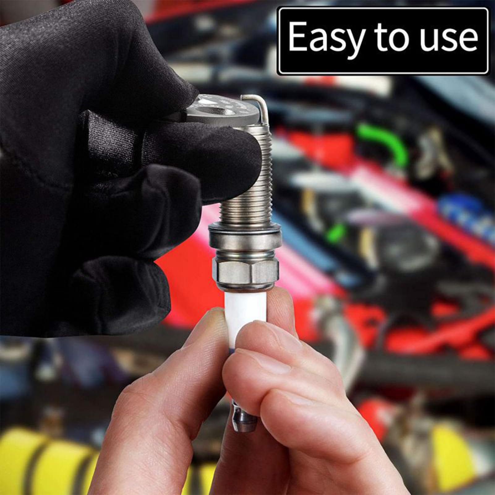 Strumento Per Regolare La Distanza Delle Candele - Strumento di Misurazione Gap Candele con 0.6-2.4 mm | Auto in Metallo a Forma di Moneta per Moto, Auto e Camion