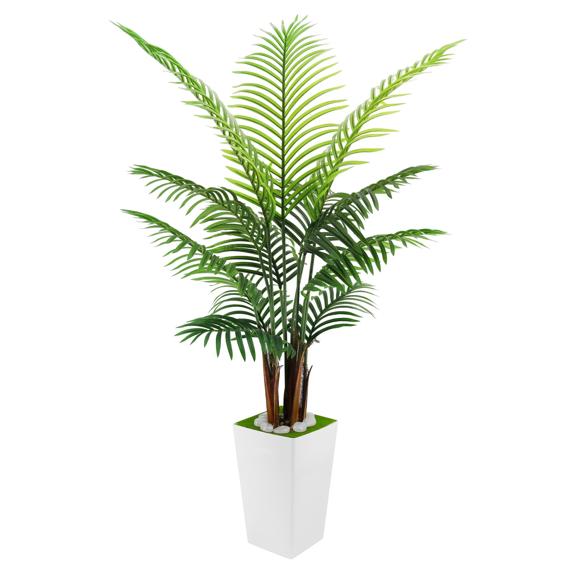 Amazon.com: Artificial Palm Tree 5FT - Faux Palm Plants with Movable ...