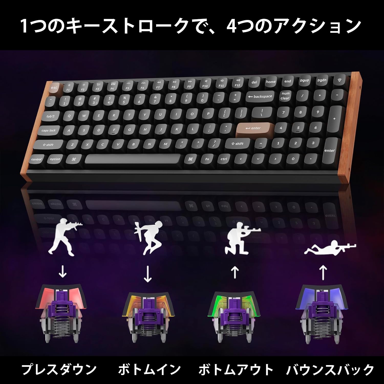 Amazon | 【国内正規品】Keychron K4 HE ラピッドトリガー ワイヤレス