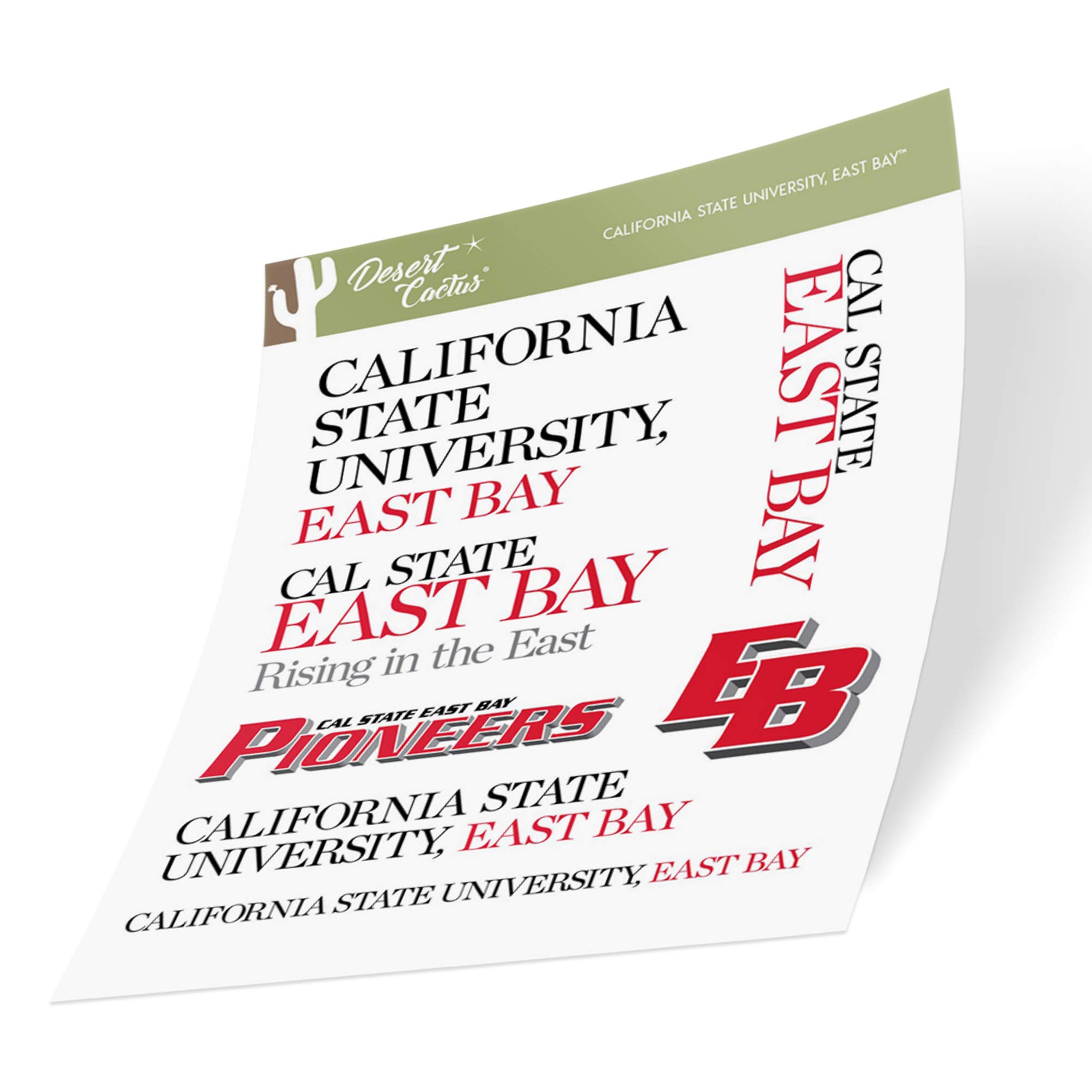 Cal State East Bay University California Pioneers CSUEB Sticker Vinyl Decal Laptop Water Bottle Car Scrapbook (Type 2)