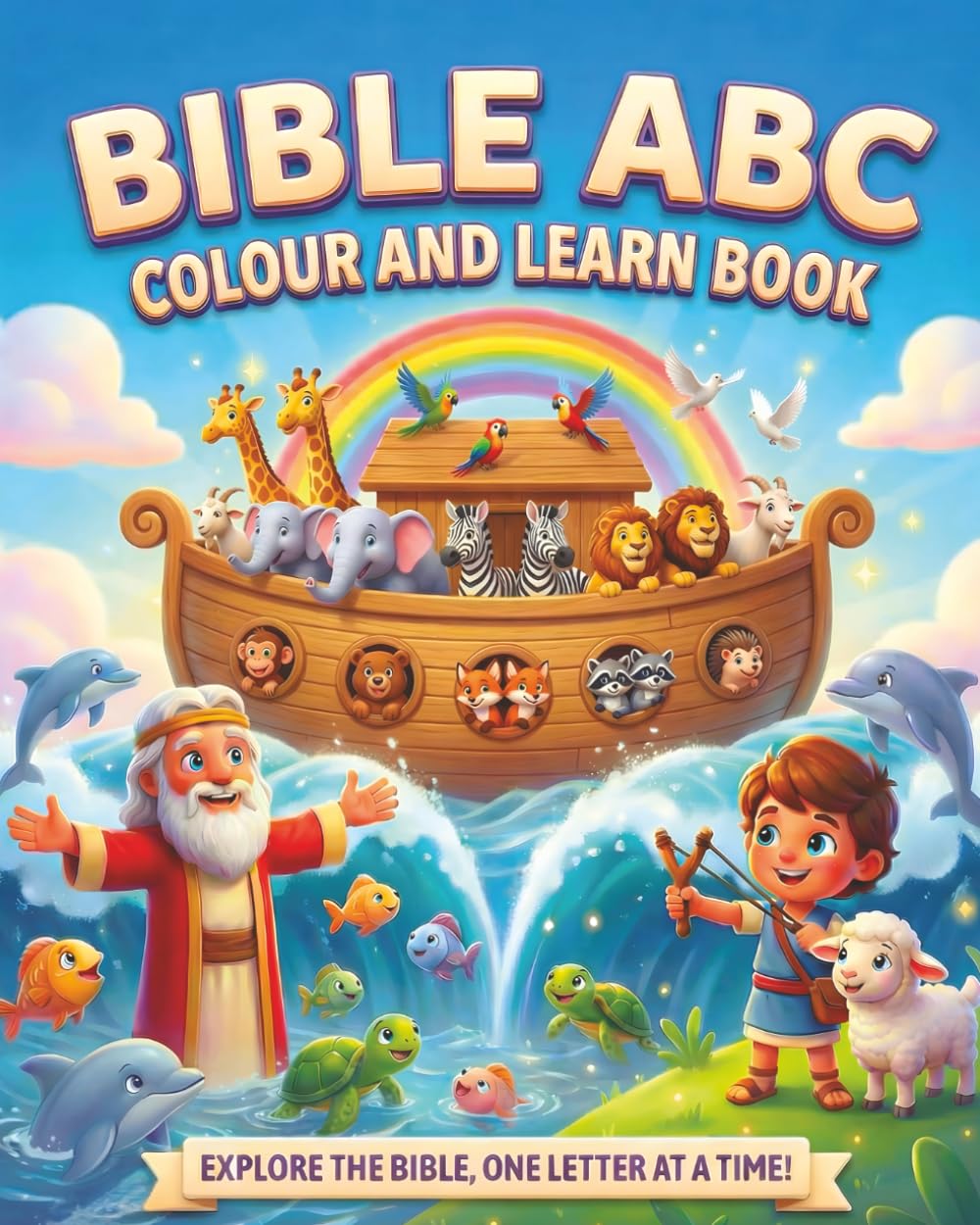 Bible ABC Colour and Learn Book: Explore the Bible, one letter at a time