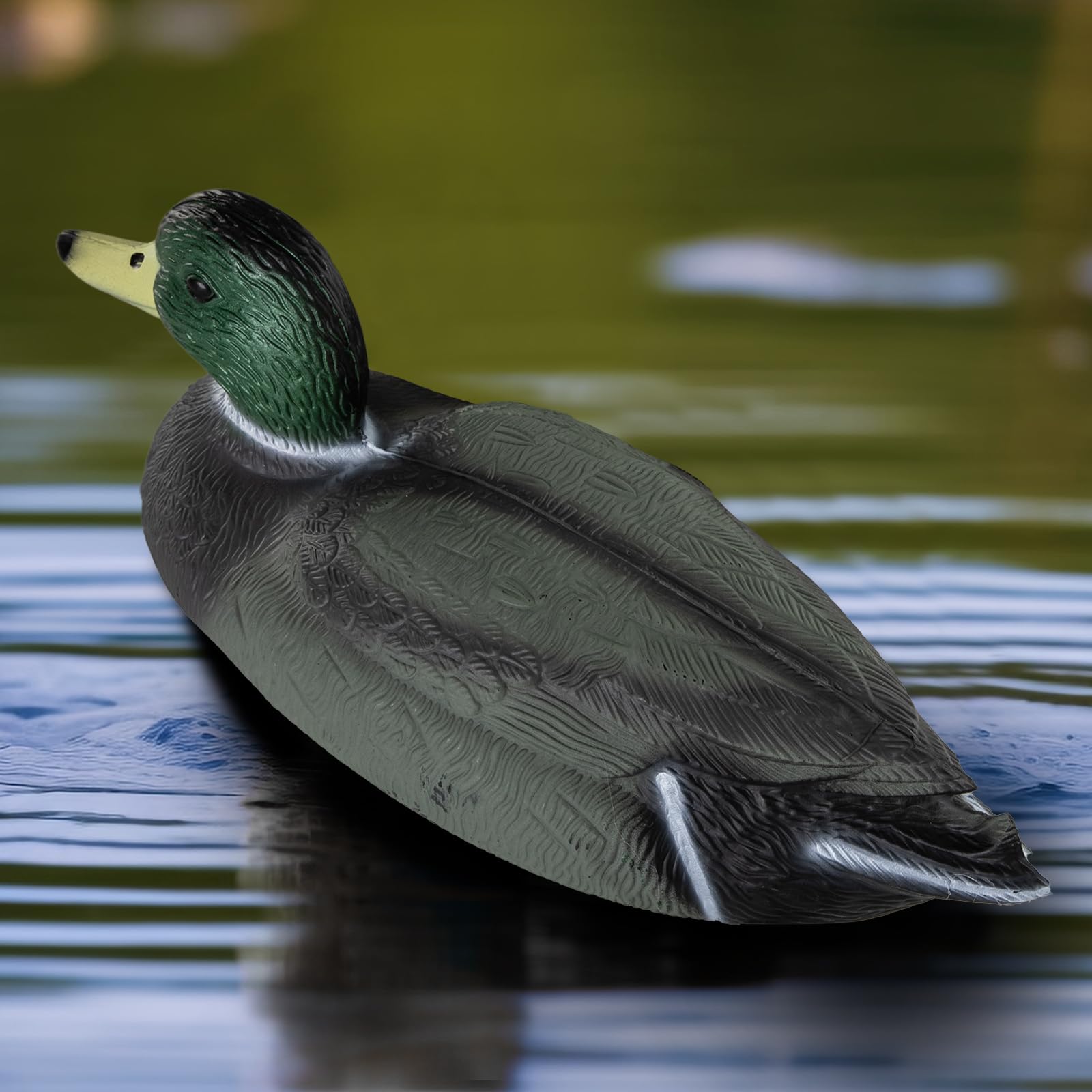 Señuelos de pato, señuelo de caza de patos, decoración de jardín, señuelo de pato flotante para piscina, estanque y lago, un hombre, una mujer.