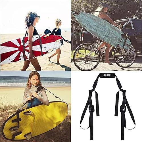 Miniatura 6 de Paddle Board Carry Strap,Hands-Free SUP Carrier Shoulder Strap,Kayak Carry Strap Padded with Shoulder Sling