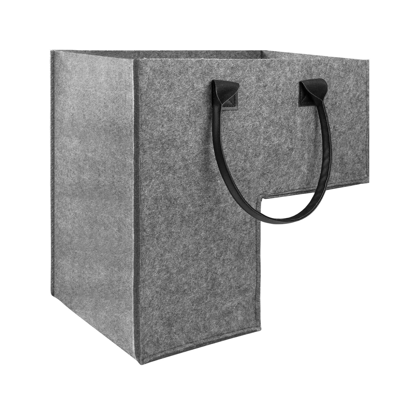 Jazuaiao Foldable Felt Step Basket Staircase Storage Organizers Storage Solution for Clothes and Household Item Stair Step Organizers