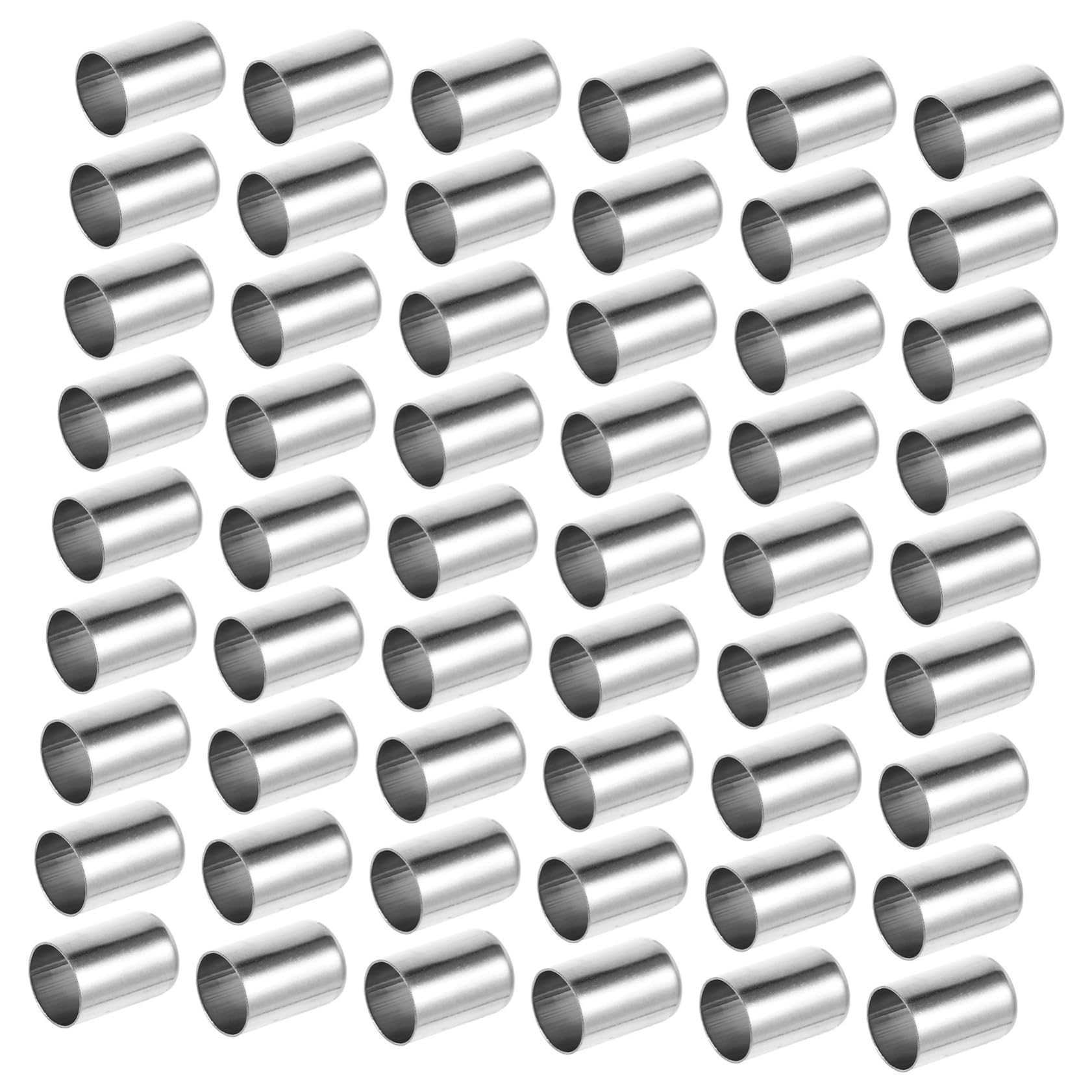 SEWACC Crimphülsen mit Sicherer Verbindung 100 Stück Edelstahl Hydraulikschlauch und Vielseitiger Anwendung für Hochdruckschläuche im Industriellen Bereich