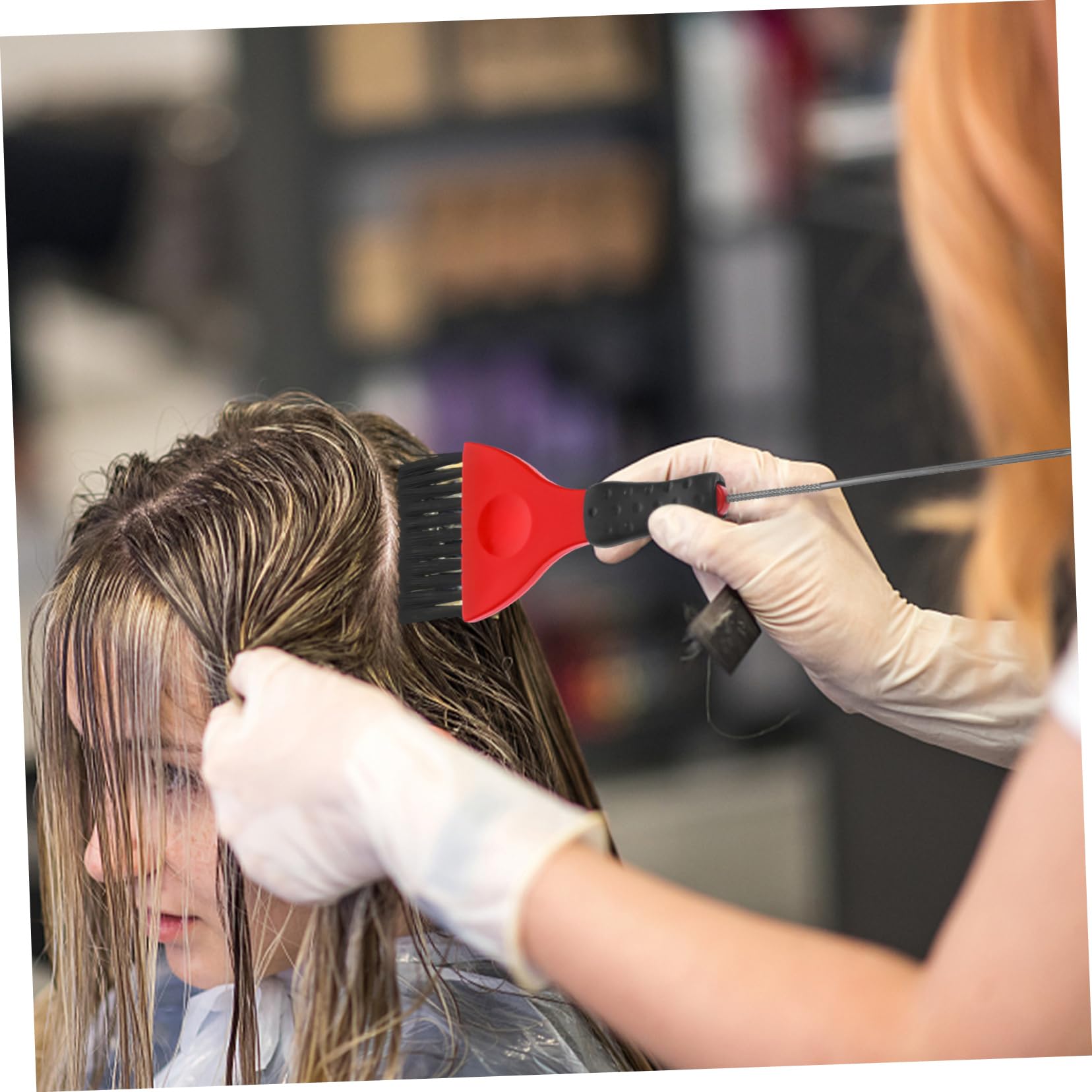 TOVINANNA Hair Dye Tool Kit 3pc Highlighting Brush Set for Men Women Salon Applicator Brush