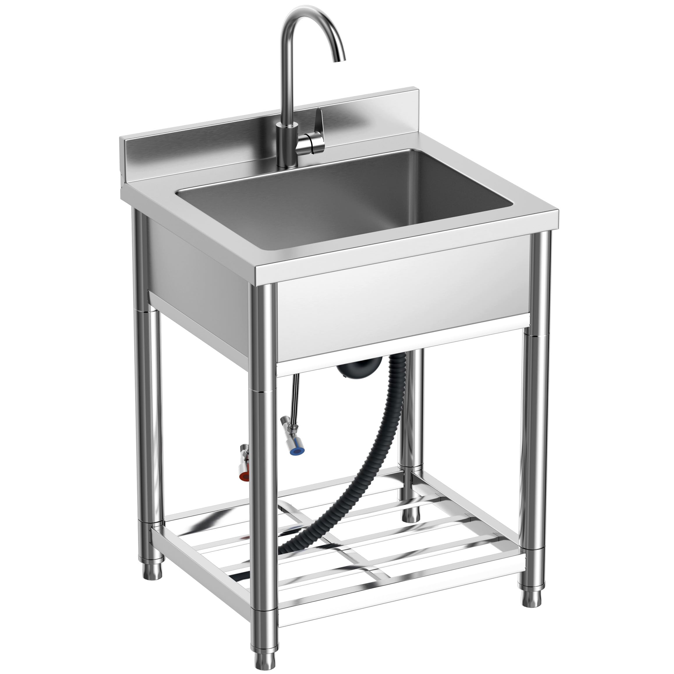 KINGBO Freestanding Commercial Sink