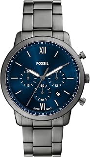 Fossil Men's Watch, Neutra Quartz Stainless Steel Chronograph Watch for Men