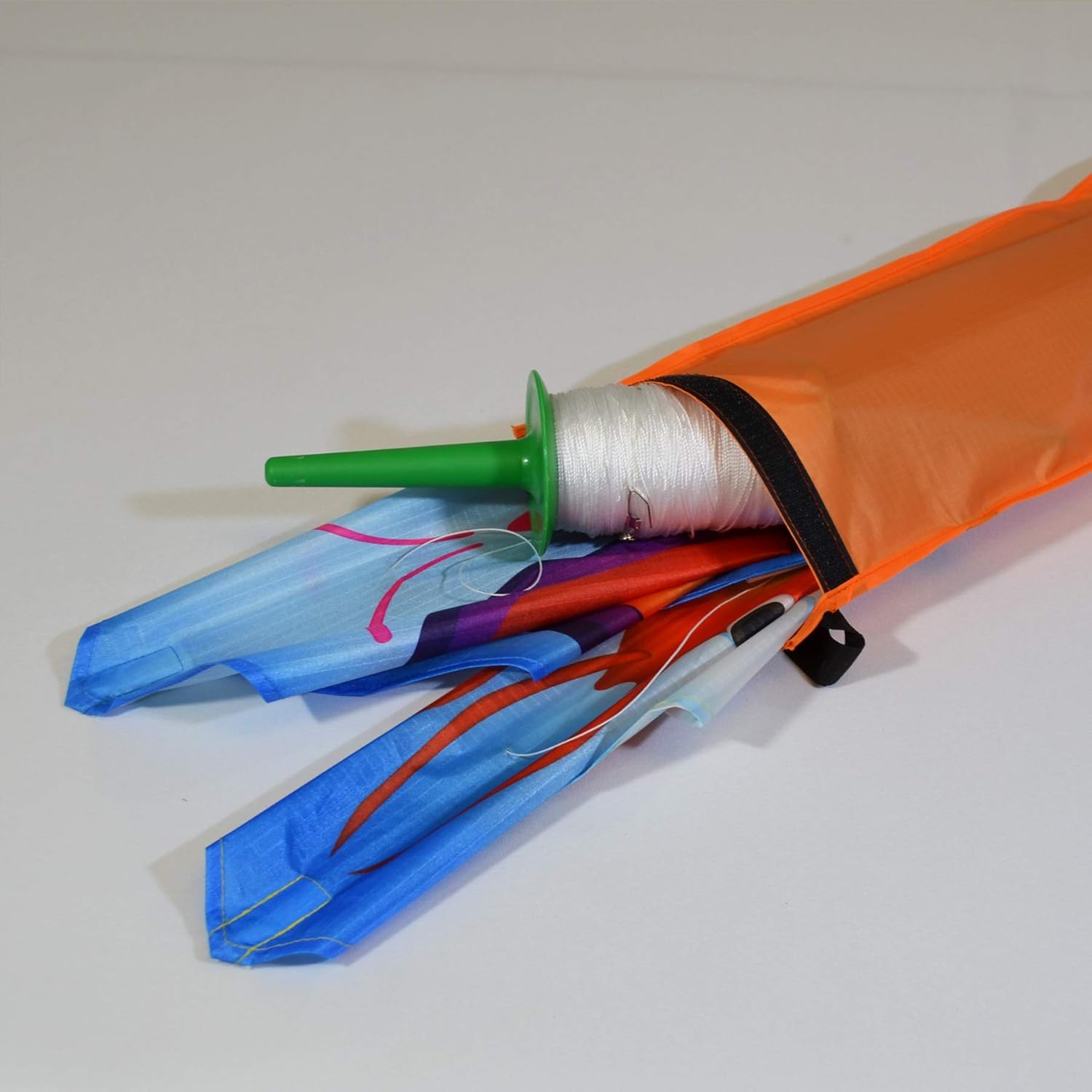 In the Breeze 3435-46" Reusable Orange Kite Bag - Long Storage Bag