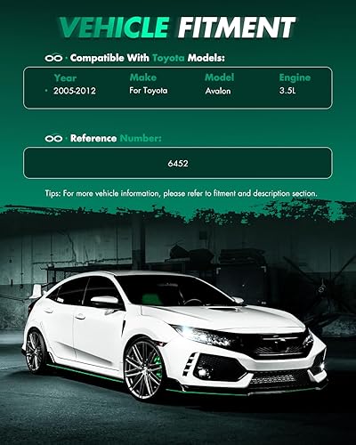 Vista 417 de SCITOO PM1017 - Soportes de elevación de 17.8 pulgadas para Hyundai Santa Fe 2007-2012 trasero izquierdo y derecho Liftgate Shock Struts 2pcs