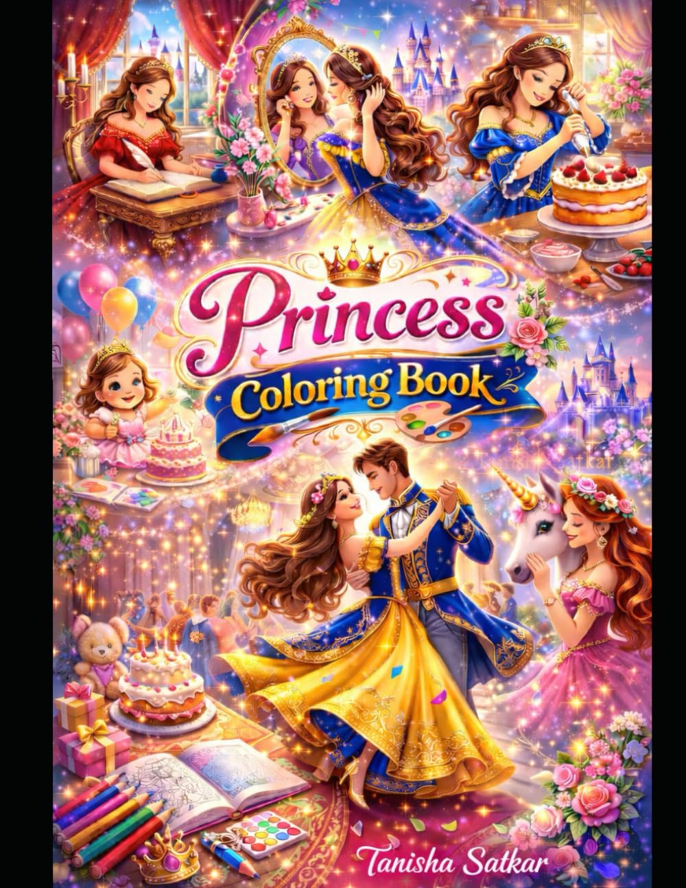 Sparkle & Shine Princess Coloring Book