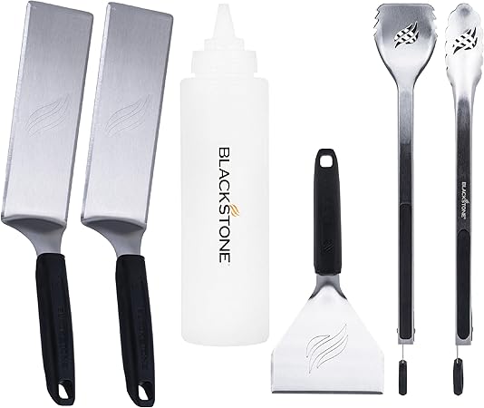 BLACKSTONE 5464 Griddle Tool Kit Outdoor Indoor Grill BBQ Utensils