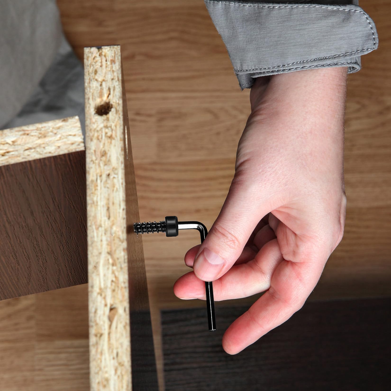 Set Da 245 Viti Per Legno M3 M4 - Viti Autofilettanti A Testa Esagonale Per Fai Da Te E Lavorazioni - Foto 6