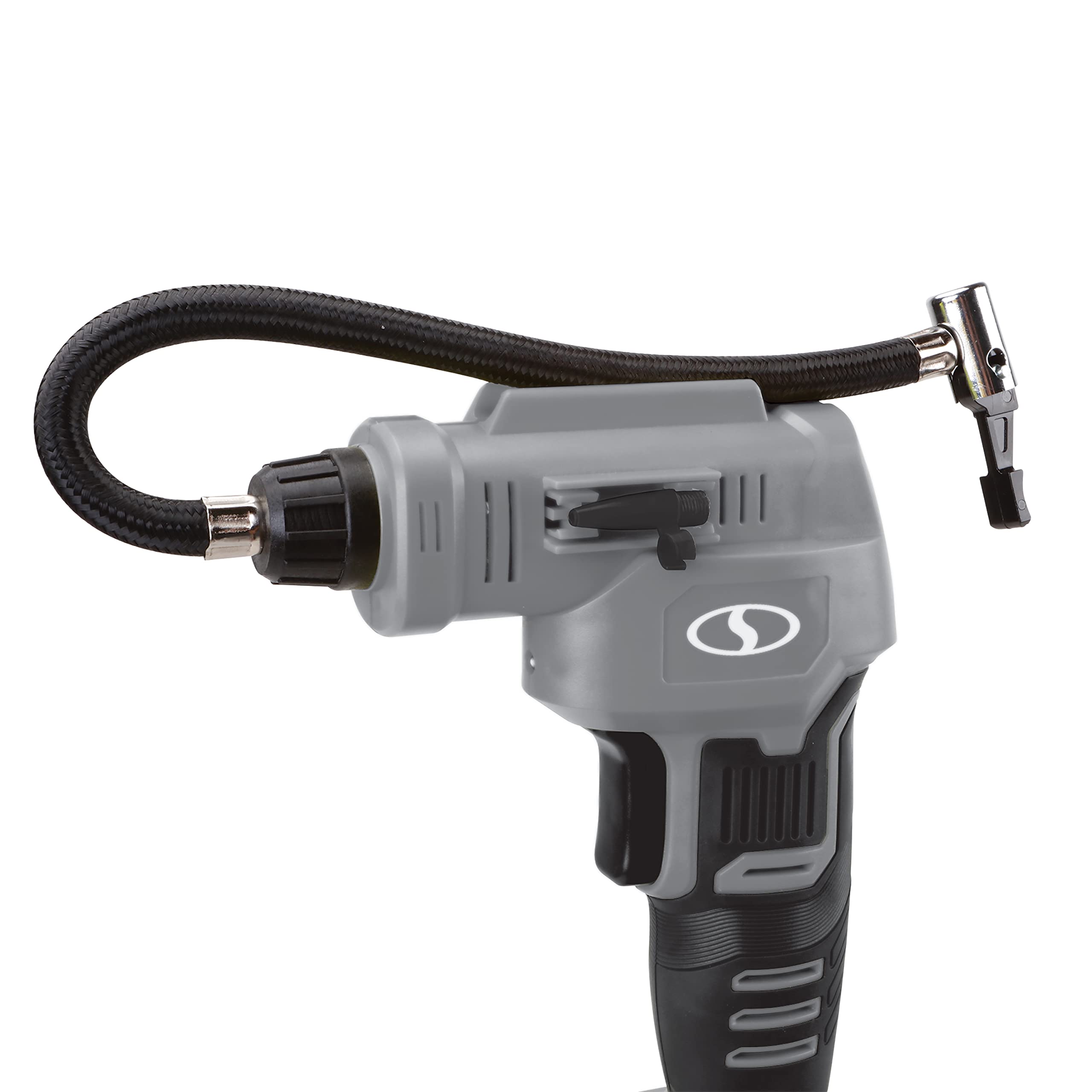 Sun Joe 24VAJCLTXGRY 24Volt IONMAX Cordless Portable Air Compressor Kit, w/ 1.5Ah Battery