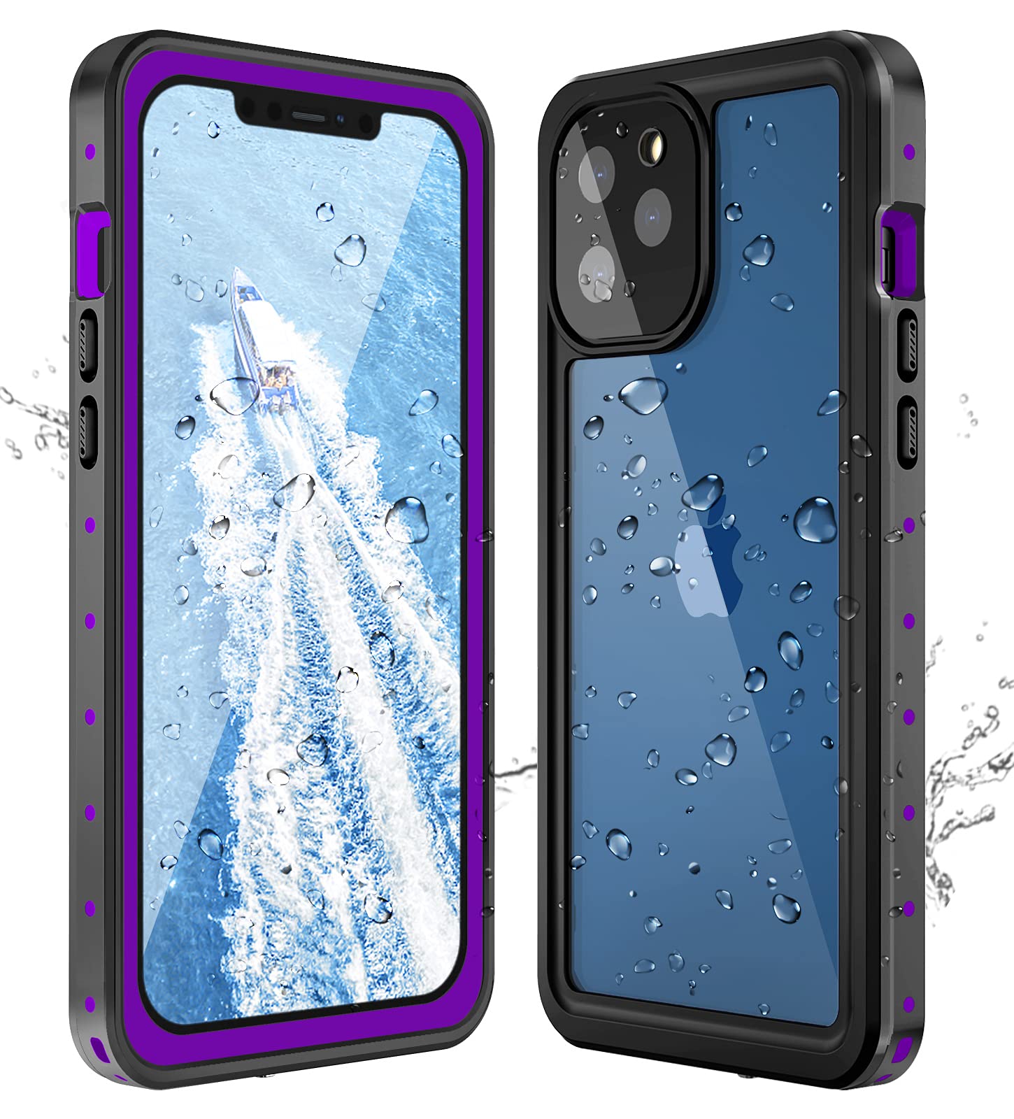 Designed for iPhone 12 Pro Max Case, MixMart Waterproof Built-in Screen Protector Shockproof Case Full Body Protective Cases Cover for iPhone 12 pro max Phone Case 6.7 inch 2020 Women Men