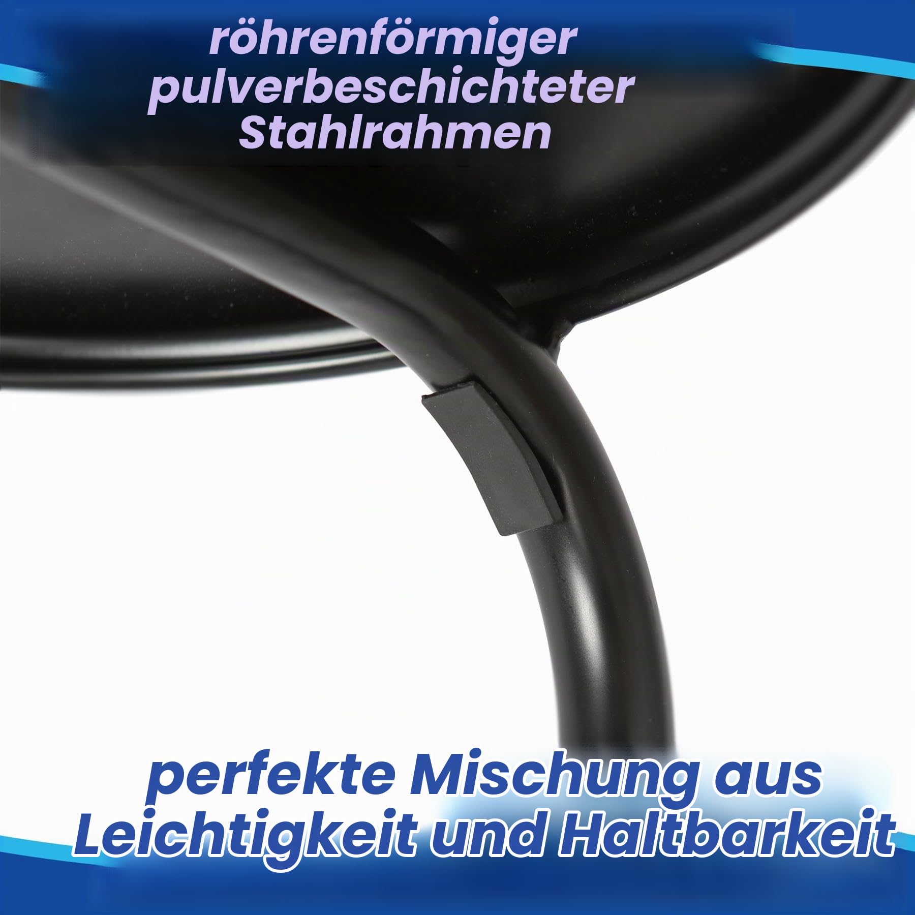 Harbour Housewares Stapelhocker aus Metall - Mattweiß - 6X Erwachsene Klein Stapelbar Küche Essen Frühstück Schlafzimmer Eitelkeit Frisiertisch Wohnzimmer Bürostuhl Stühle Sitzgarnitur