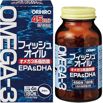 Orihiro Fish Oil (EPA/DHA) 180 Tablets [EPA/DHA]