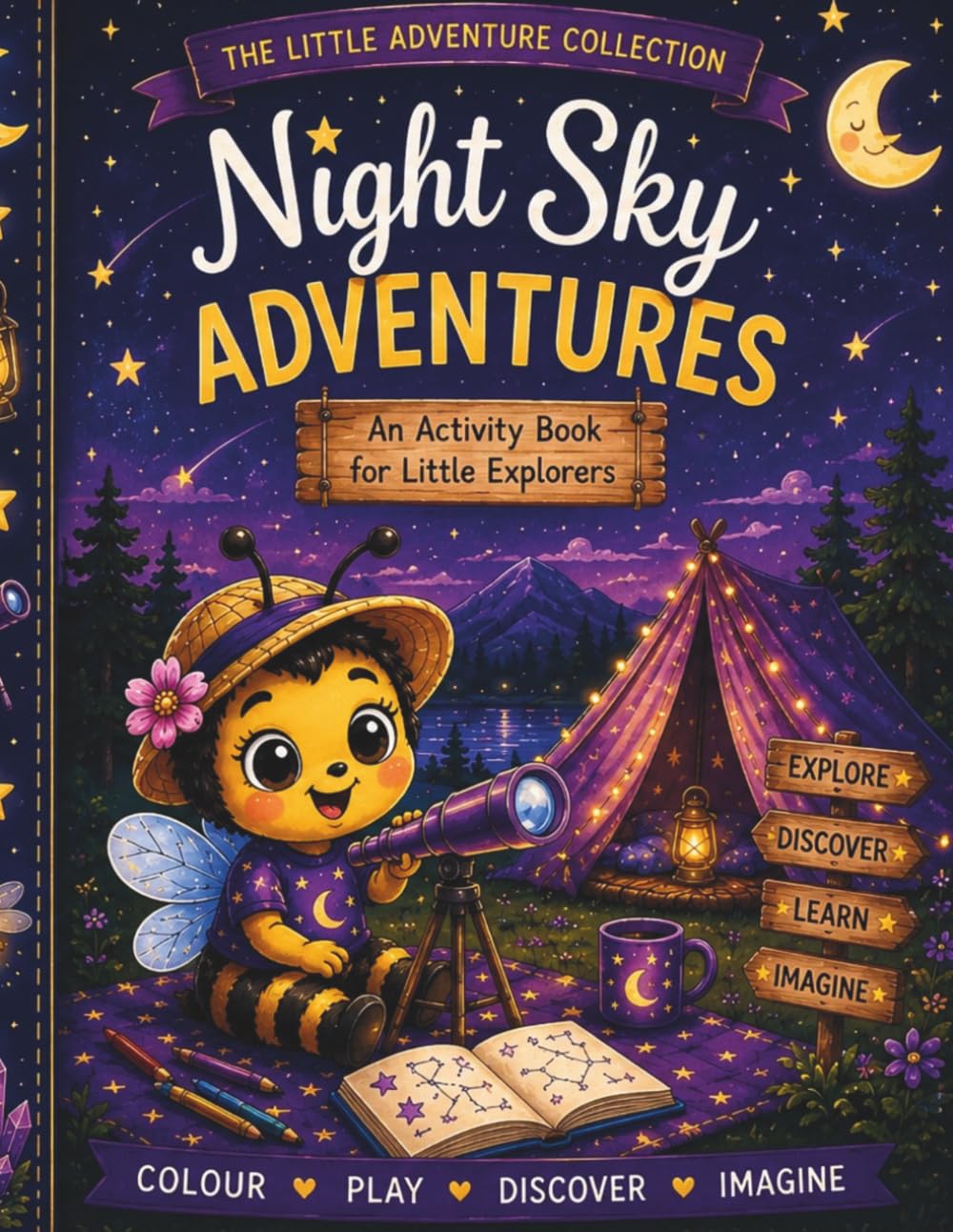 Night Sky Adventures: An Activity Book for Little Explorers (The Little Adventure Collection)