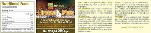 Miniatura 3 de Nutrisalud Products Linaza Premium Calidad Naturista Combate el estreno la digestión de mala limpieza del colon Fórmula única con Linaza Premium
