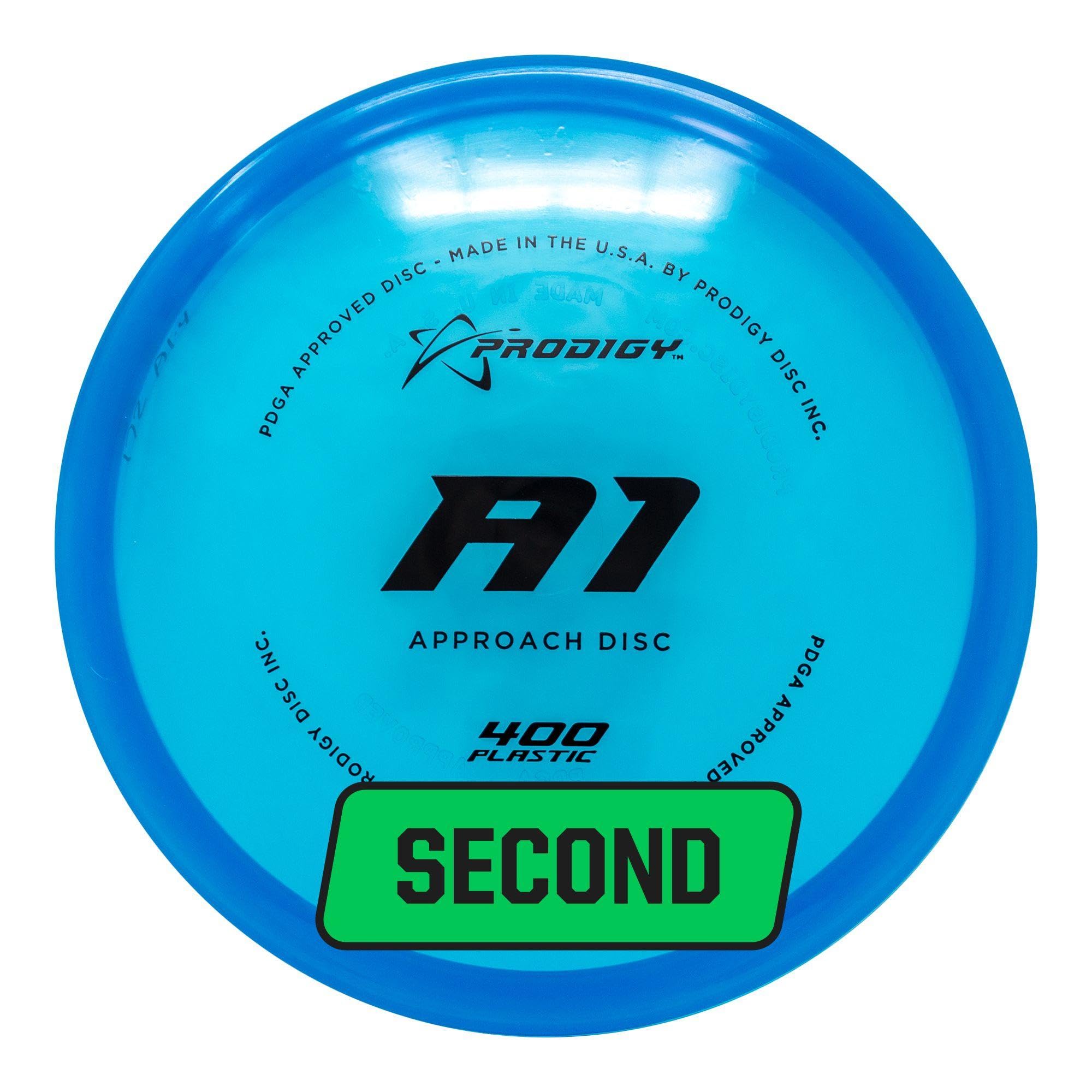 Prodigy Disc Factory Second 400 A1 Approach Golf Disc | Overstable Disc Golf Approach Disc | Great Grip Even When Wet | Consistent and Reliable in All Wind Conditions | 170-174g (Colors May Vary)