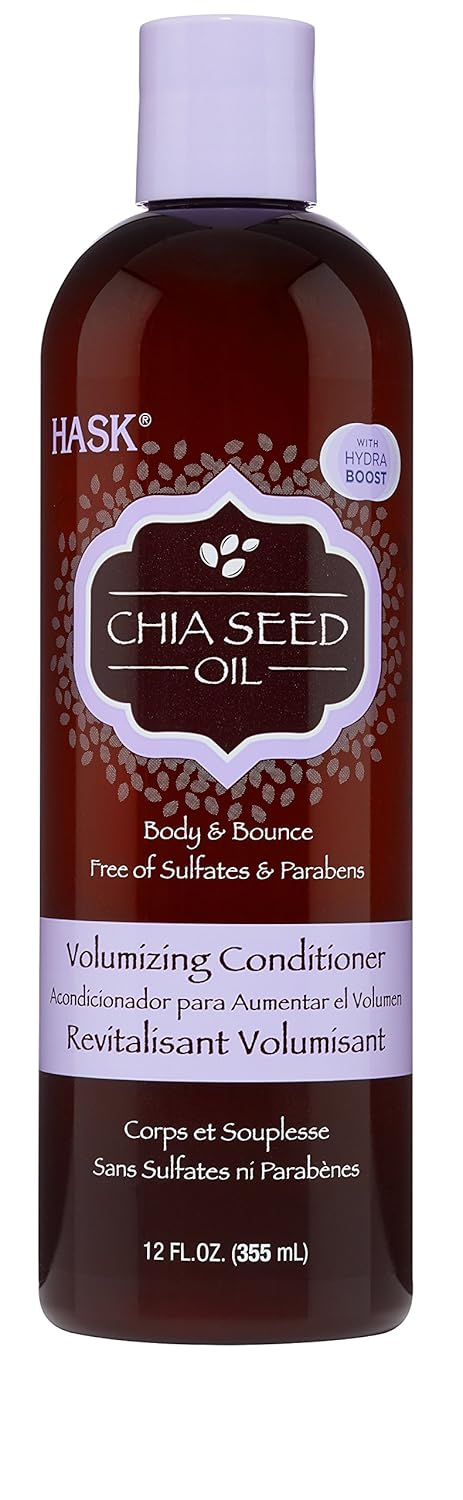 Hask Volumizing Conditioner, Chia Seed, 12 Ounce Hask Volumizing Conditioner, Chia Seed, 12 Ounce