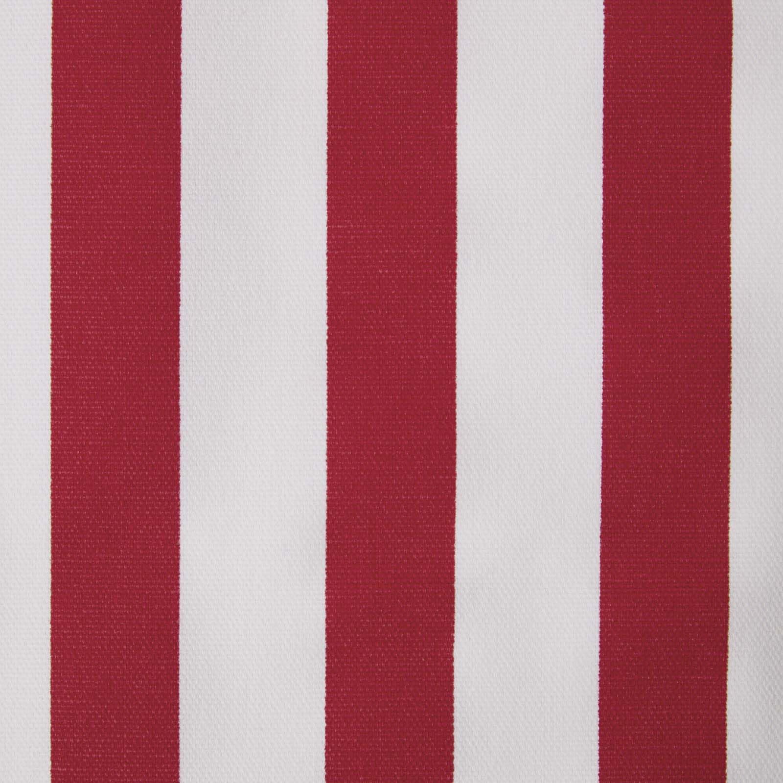 Homescapes 100% Cotton Fat Quarters, Red & White Thick Striped Fabric, 150cm Wide Squares for Sewing, DIY, Patchwork & Quilting