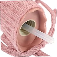 Vista 7 de Bolsa de agua caliente en forma de U con fugas, material duradero, preservación del calor frío para alivio de hombros, funda de punto extraíble