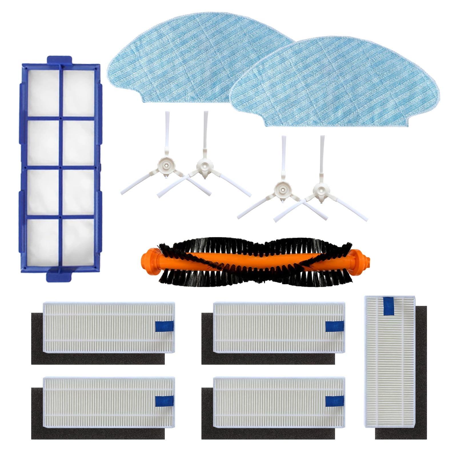 Set d'accessoires Reyee pour aspirateur Rowenta X-Plorer Serie 20 : kit de brosses et filtres