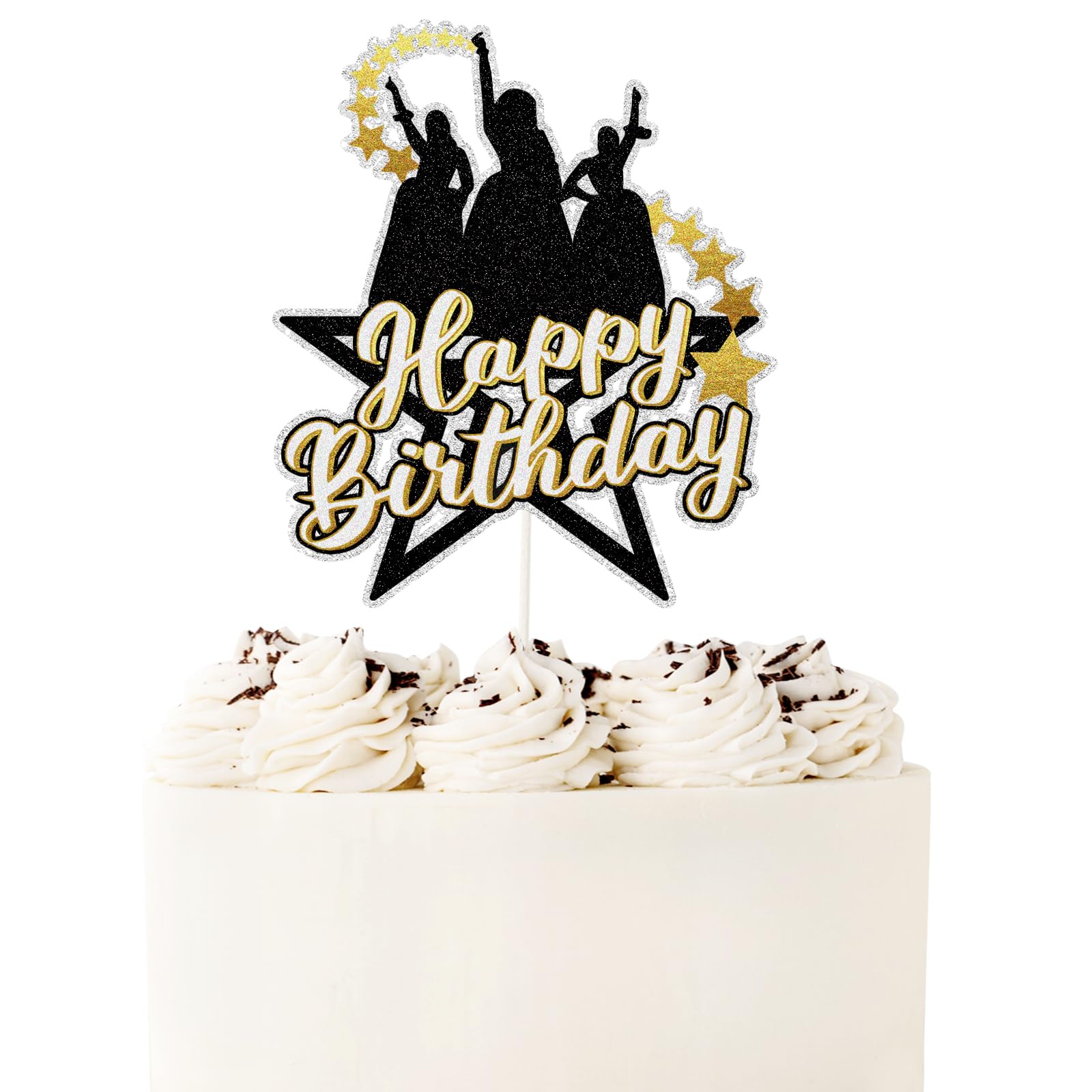 Broadway Musical Theater Cake Topper,Hamilton Sisters Happy Birthday Cake Decor, American Musical Broadway Party Decorations For Kids Adults